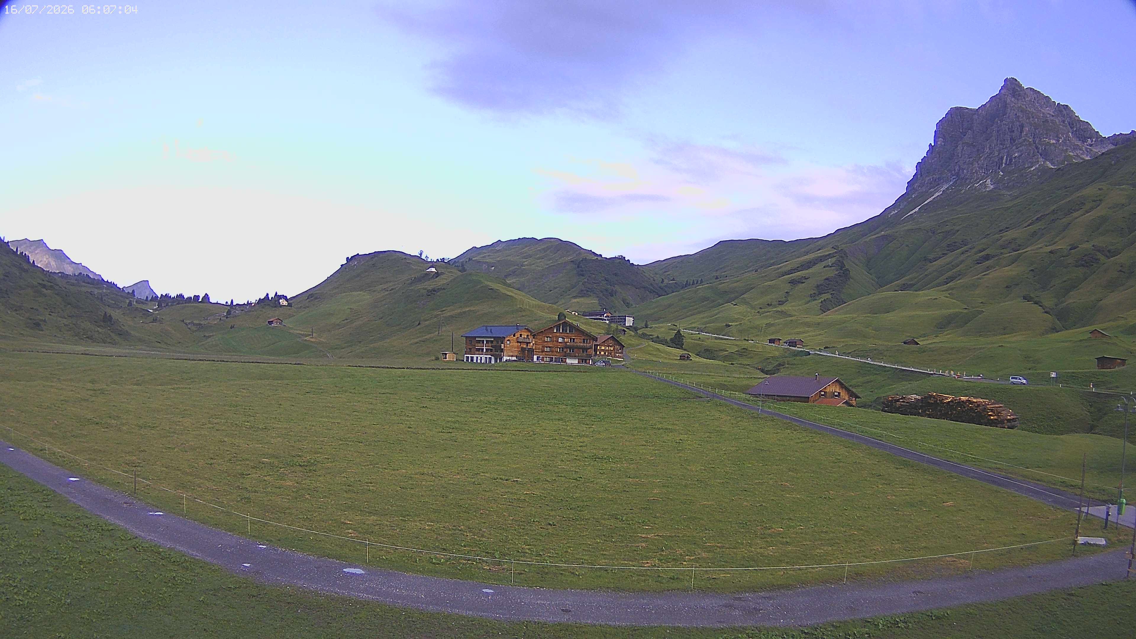 Archiv Foto Webcam Jägeralpe bei Warth