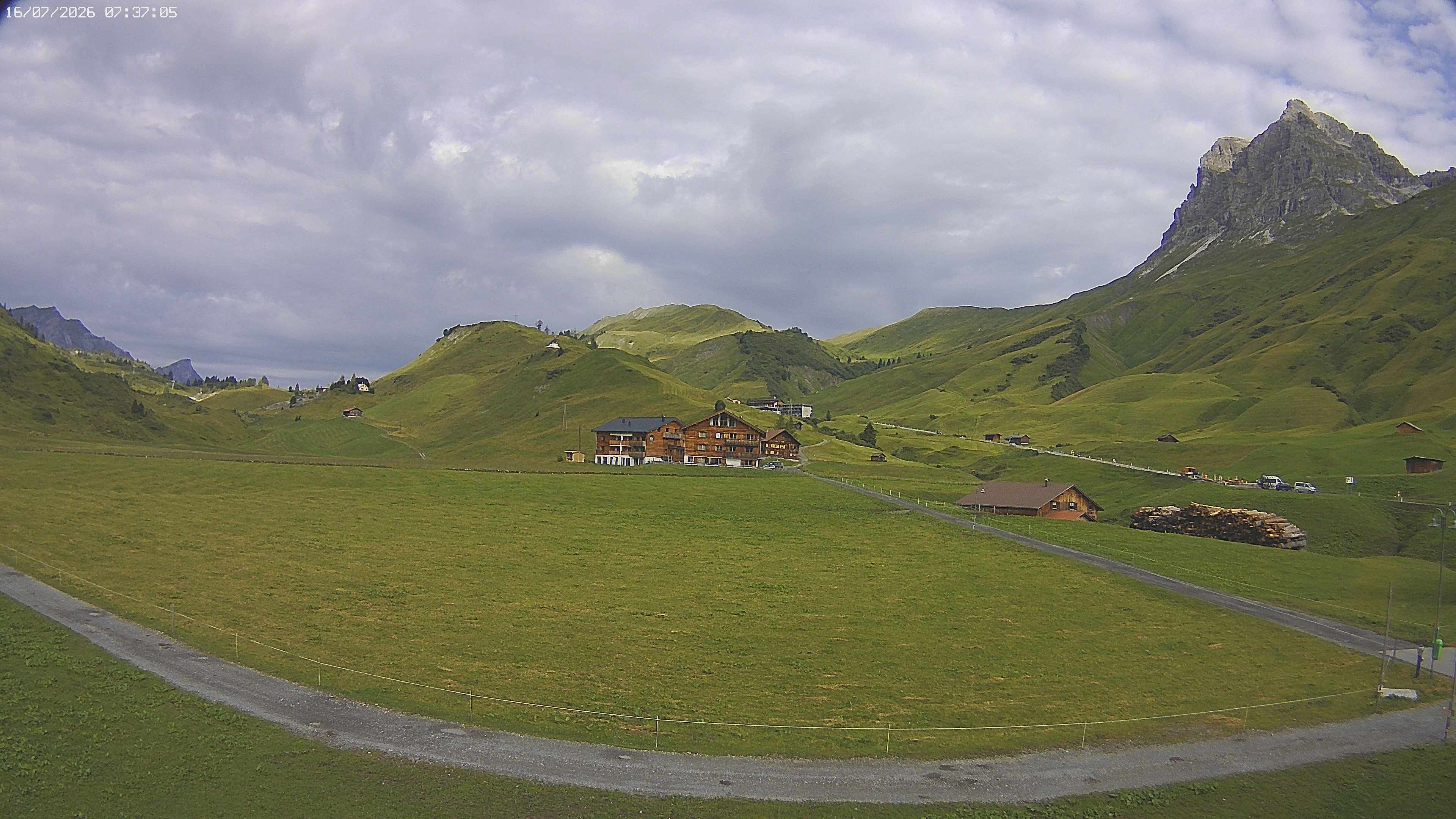 Archiv Foto Webcam Jägeralpe bei Warth