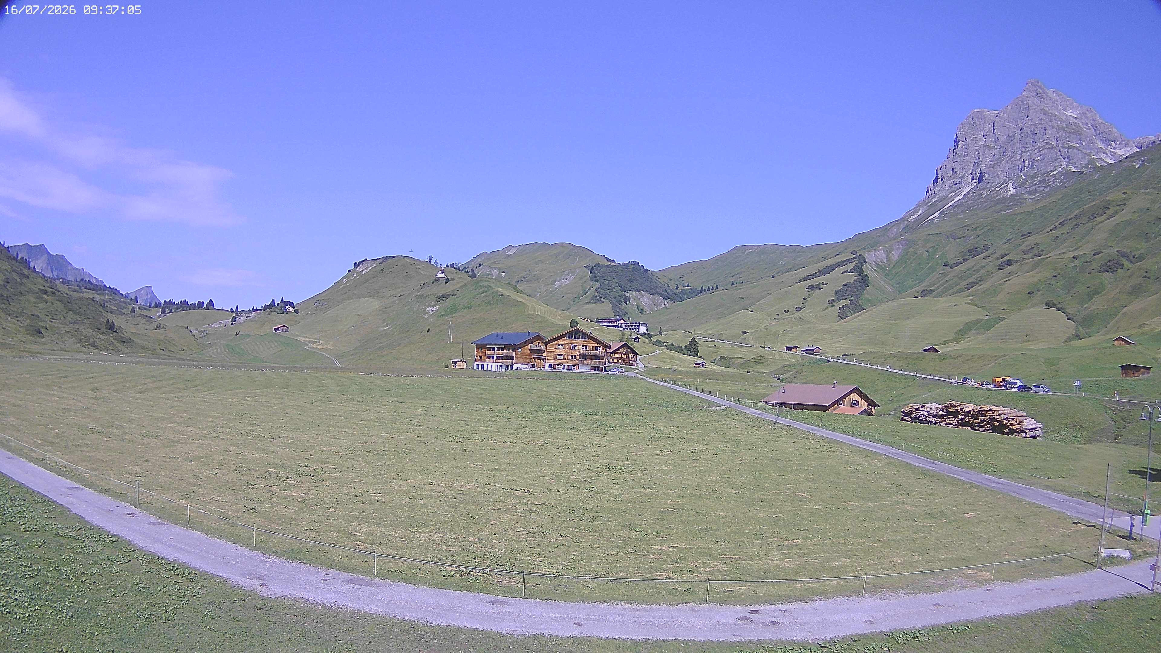 Archiv Foto Webcam Jägeralpe bei Warth