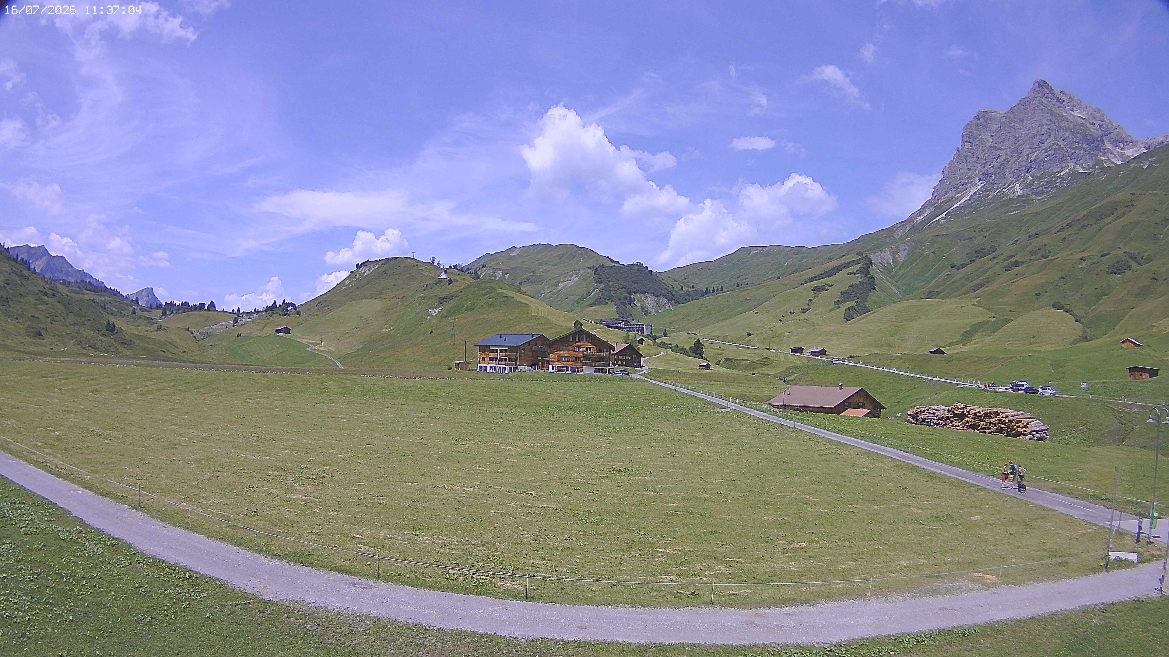 Archived image Webcam Jägeralpe near Warth