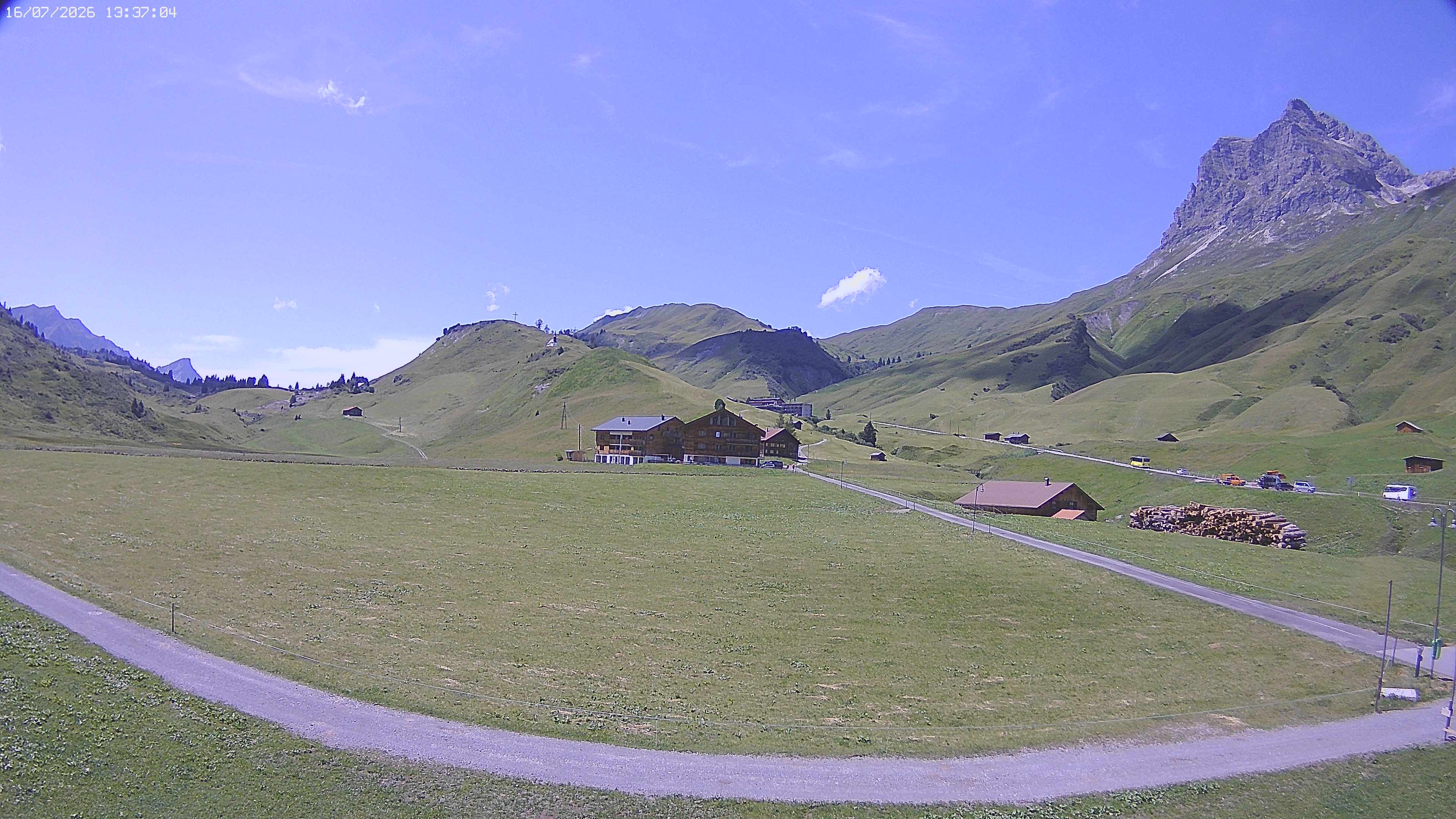 Archived image Webcam Jägeralpe near Warth
