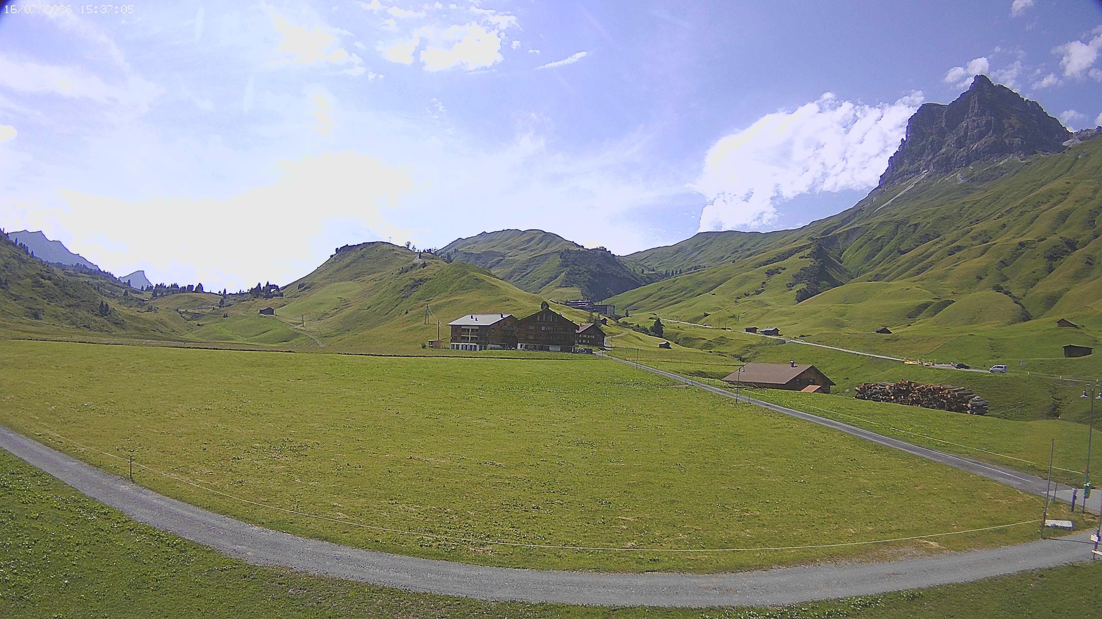 Archived image Webcam Jägeralpe near Warth