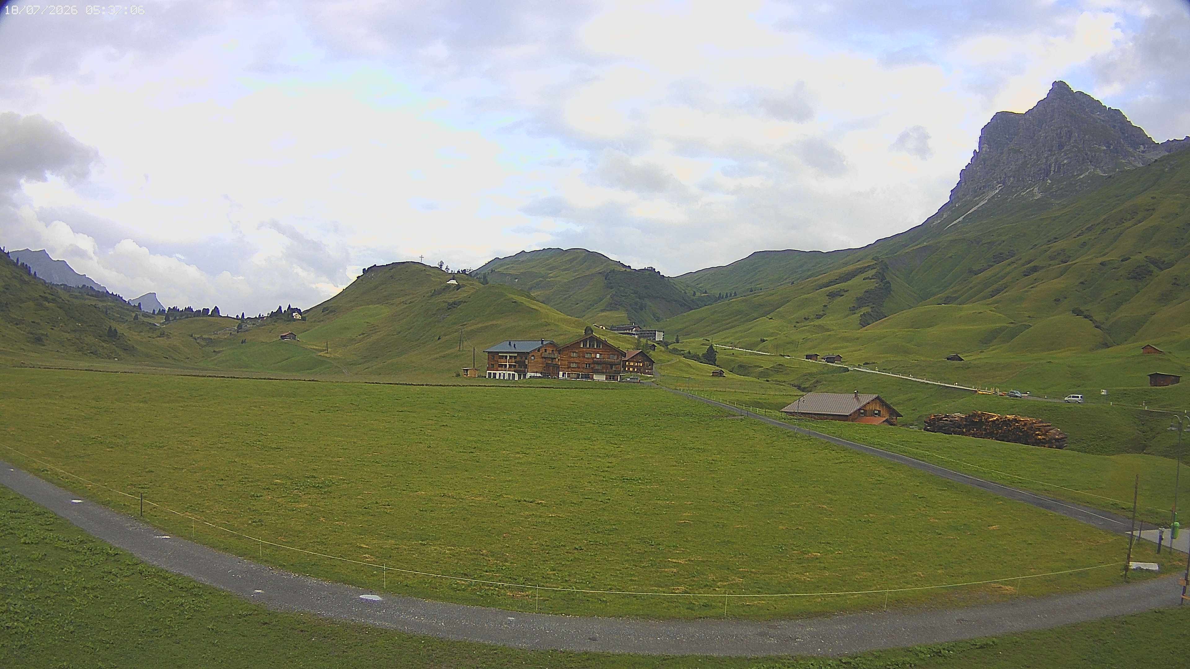 Archiv Foto Webcam Jägeralpe bei Warth
