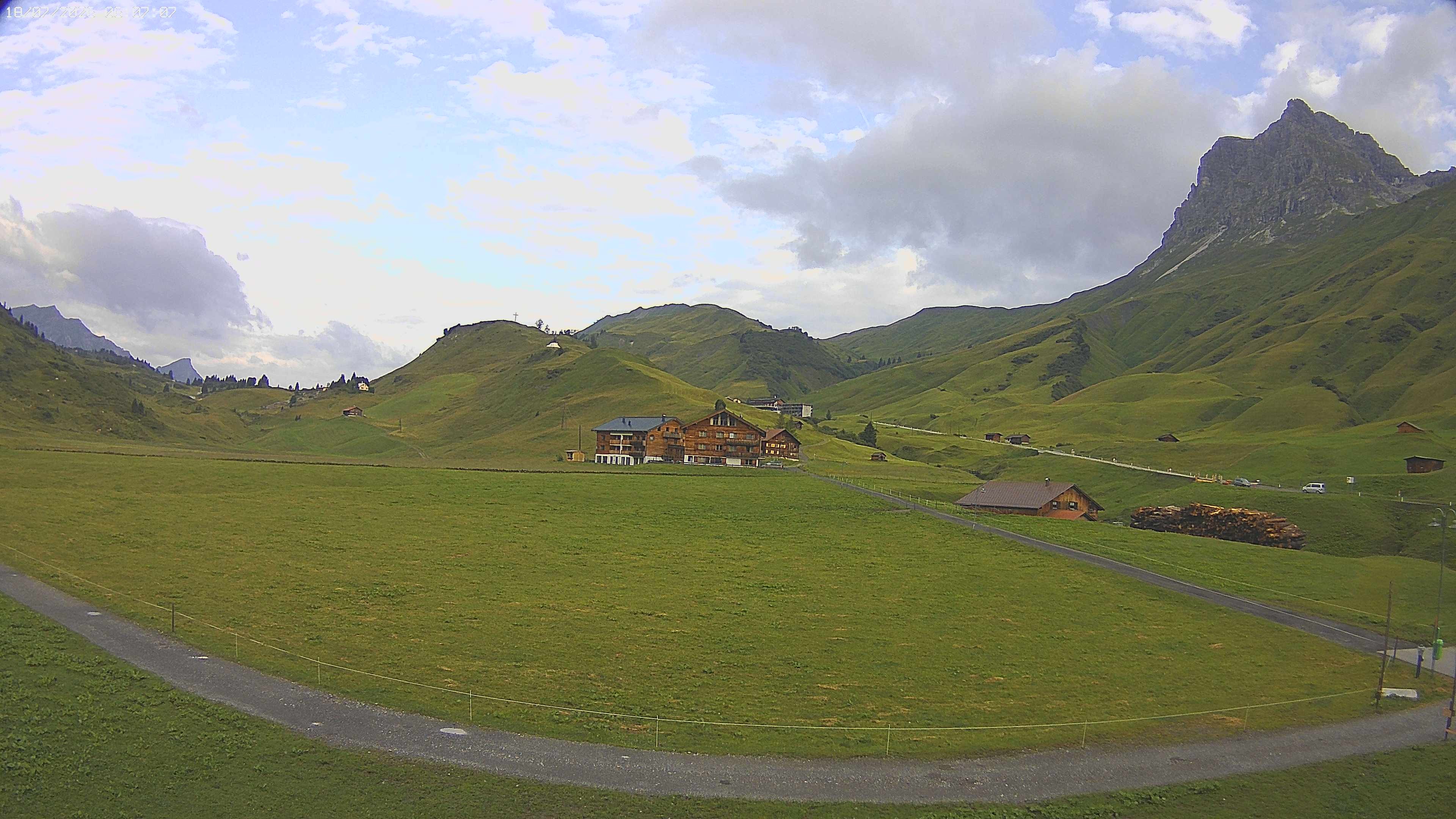 Archiv Foto Webcam Jägeralpe bei Warth