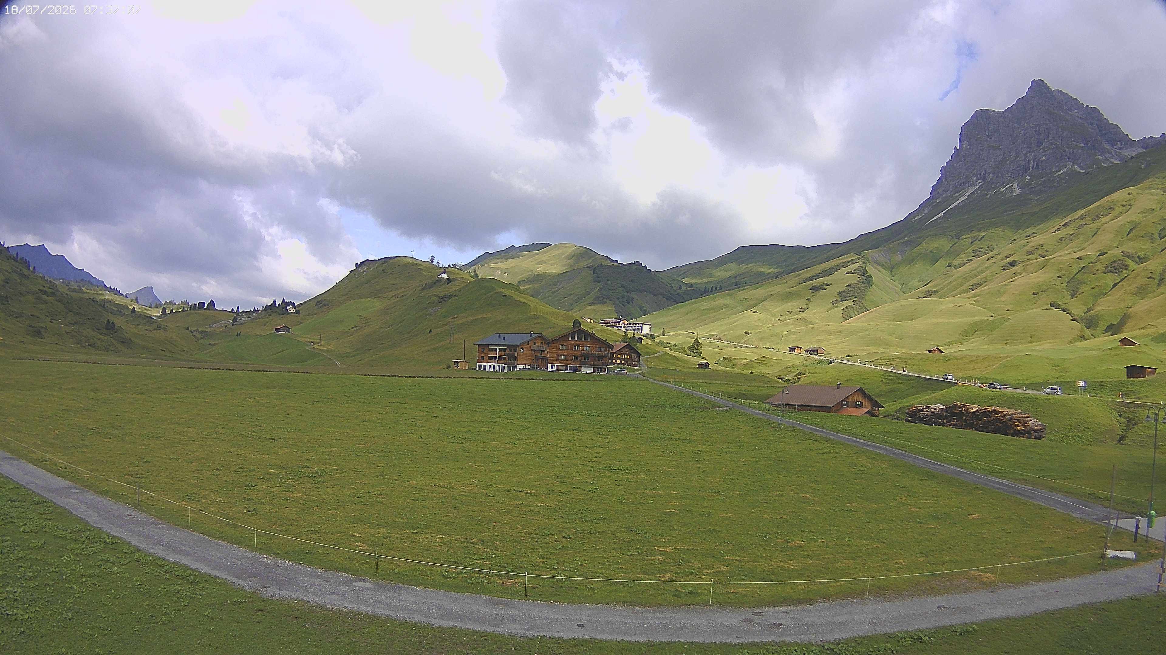 Archiv Foto Webcam Jägeralpe bei Warth