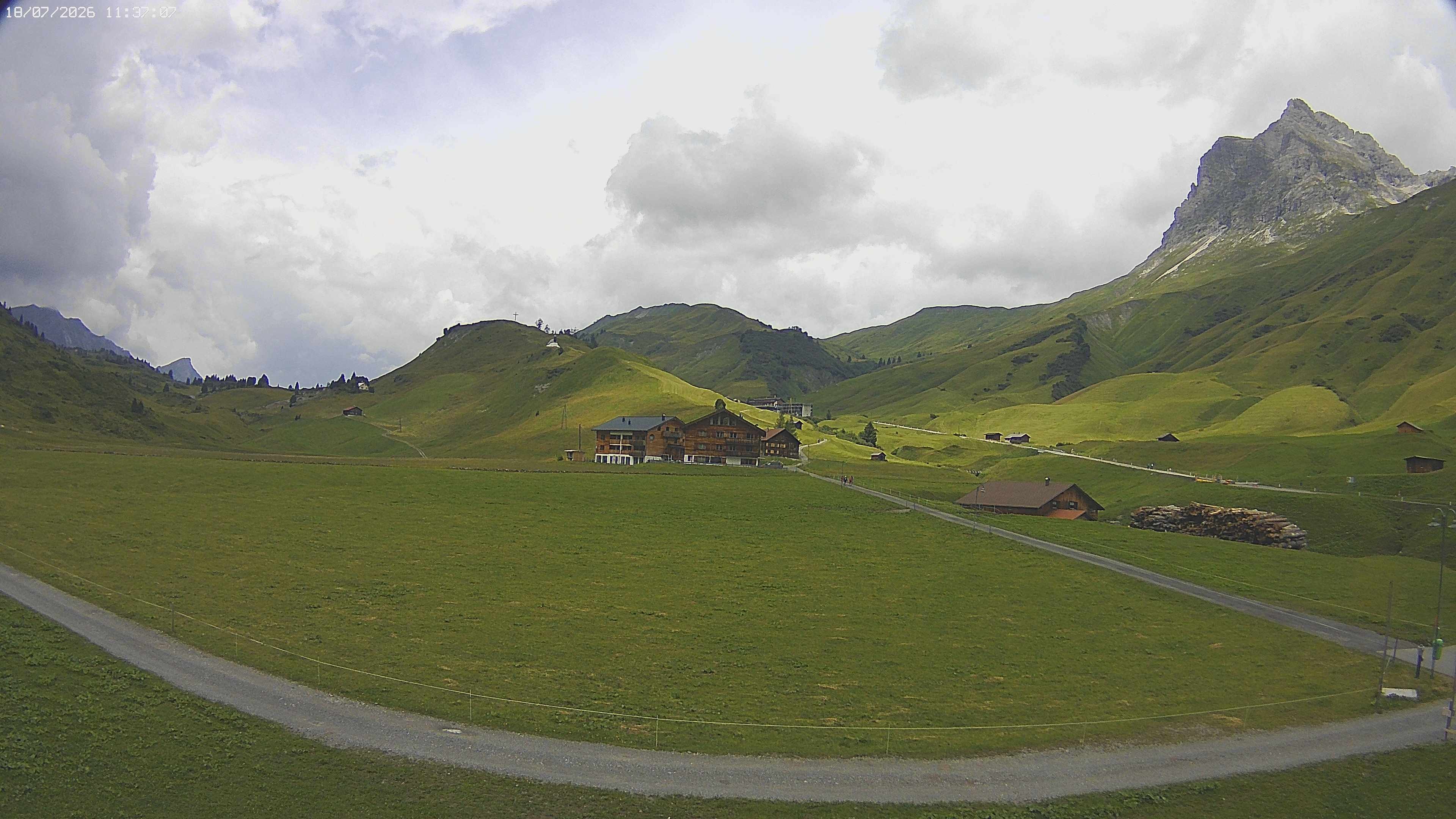 Archiv Foto Webcam Jägeralpe bei Warth