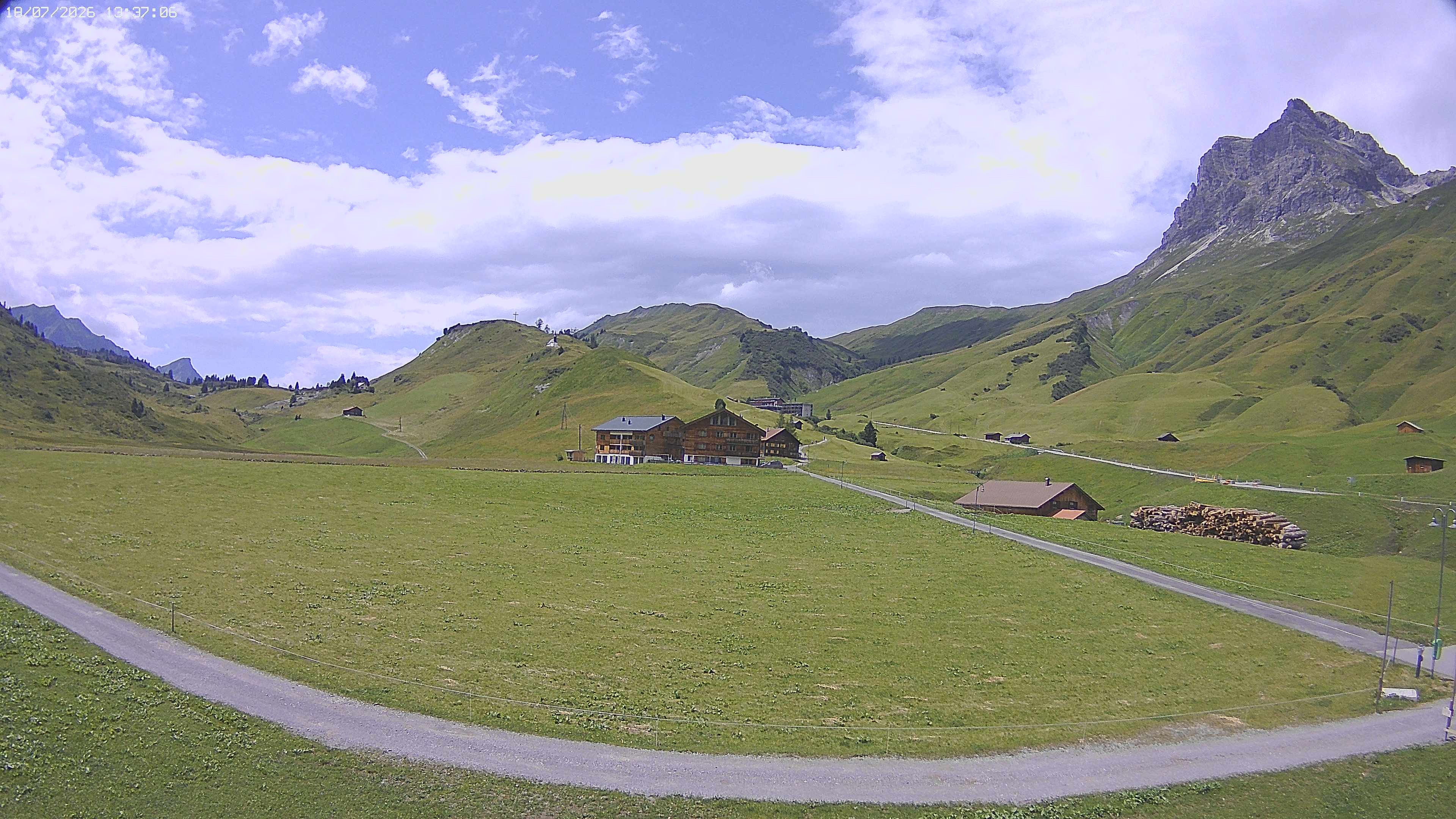 Archiv Foto Webcam Jägeralpe bei Warth