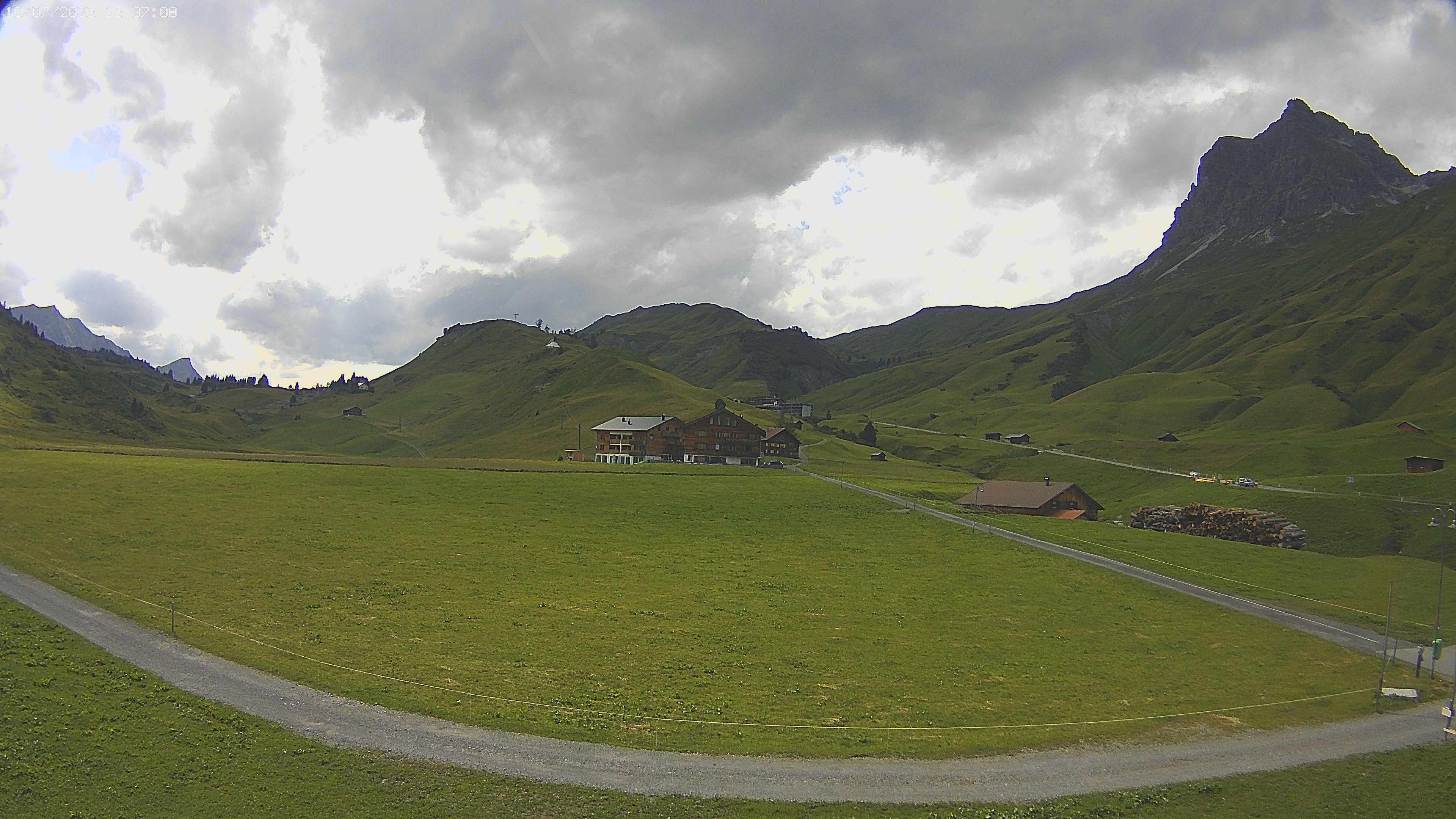 Archiv Foto Webcam Jägeralpe bei Warth