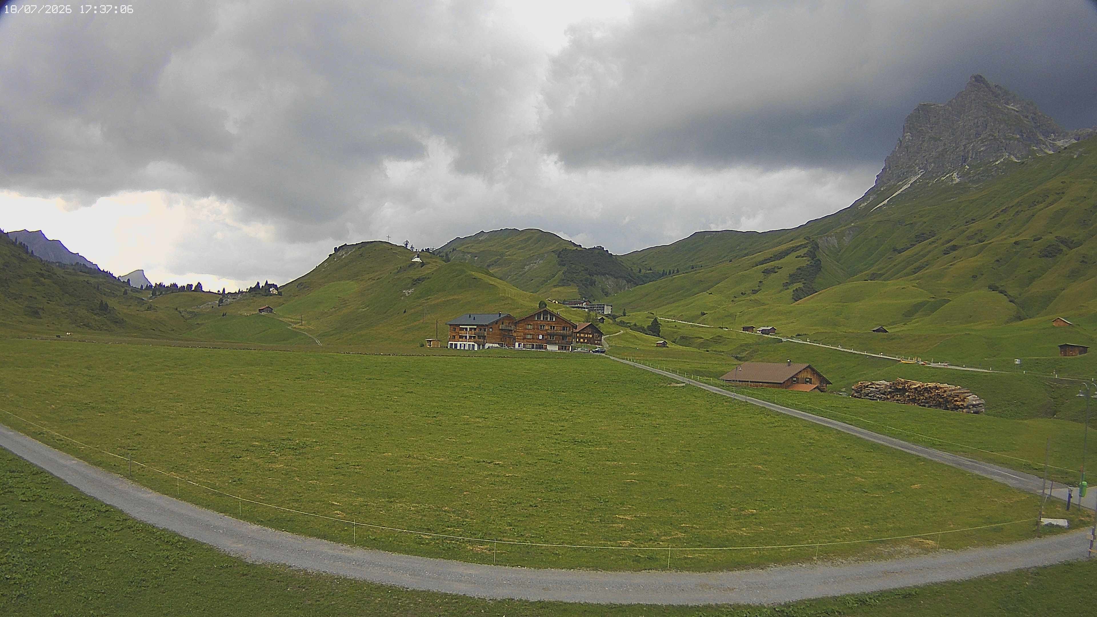 Archiv Foto Webcam Jägeralpe bei Warth