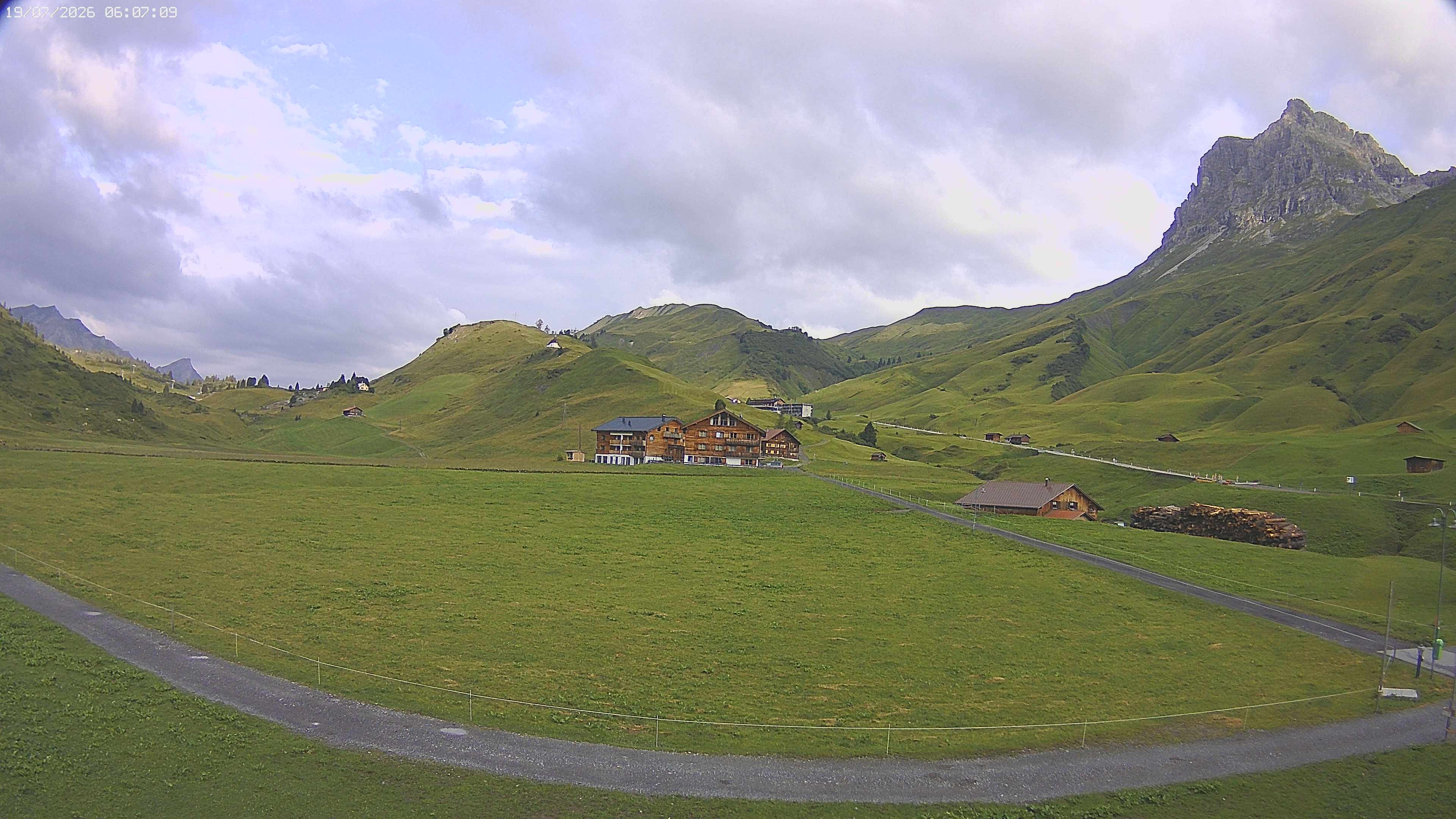 Archiv Foto Webcam Jägeralpe bei Warth