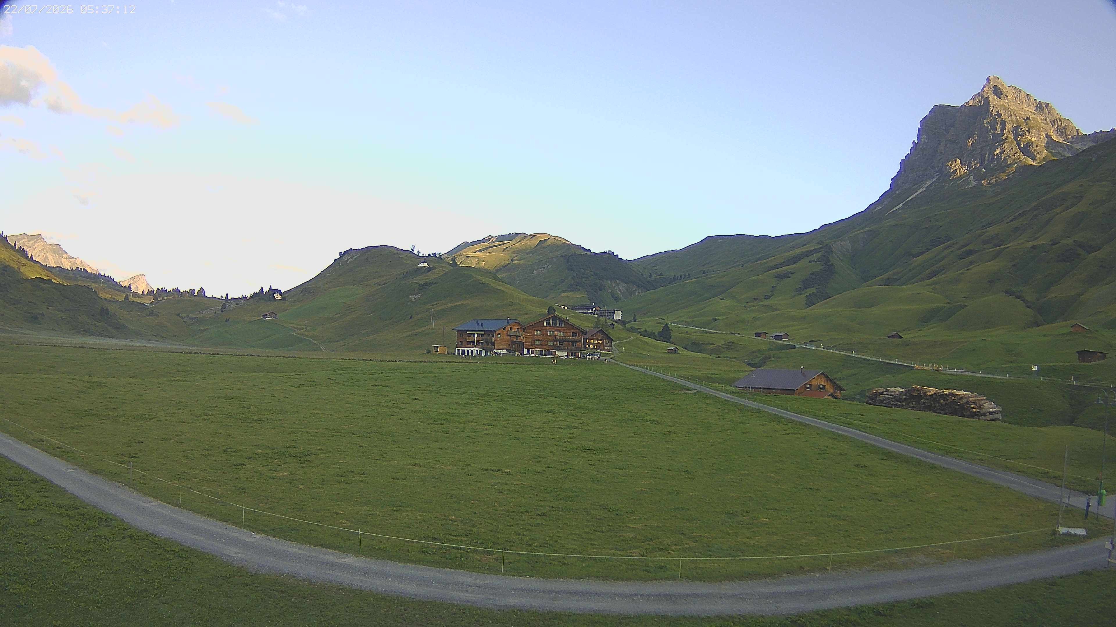 Archiv Foto Webcam Jägeralpe bei Warth