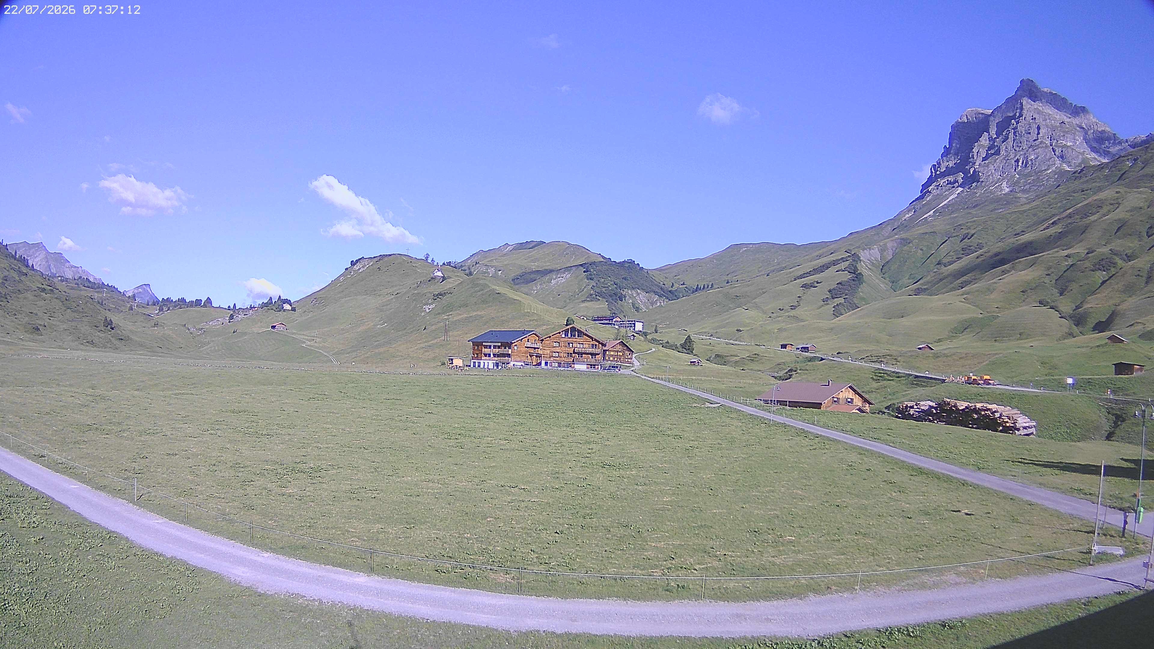 Archiv Foto Webcam Jägeralpe bei Warth