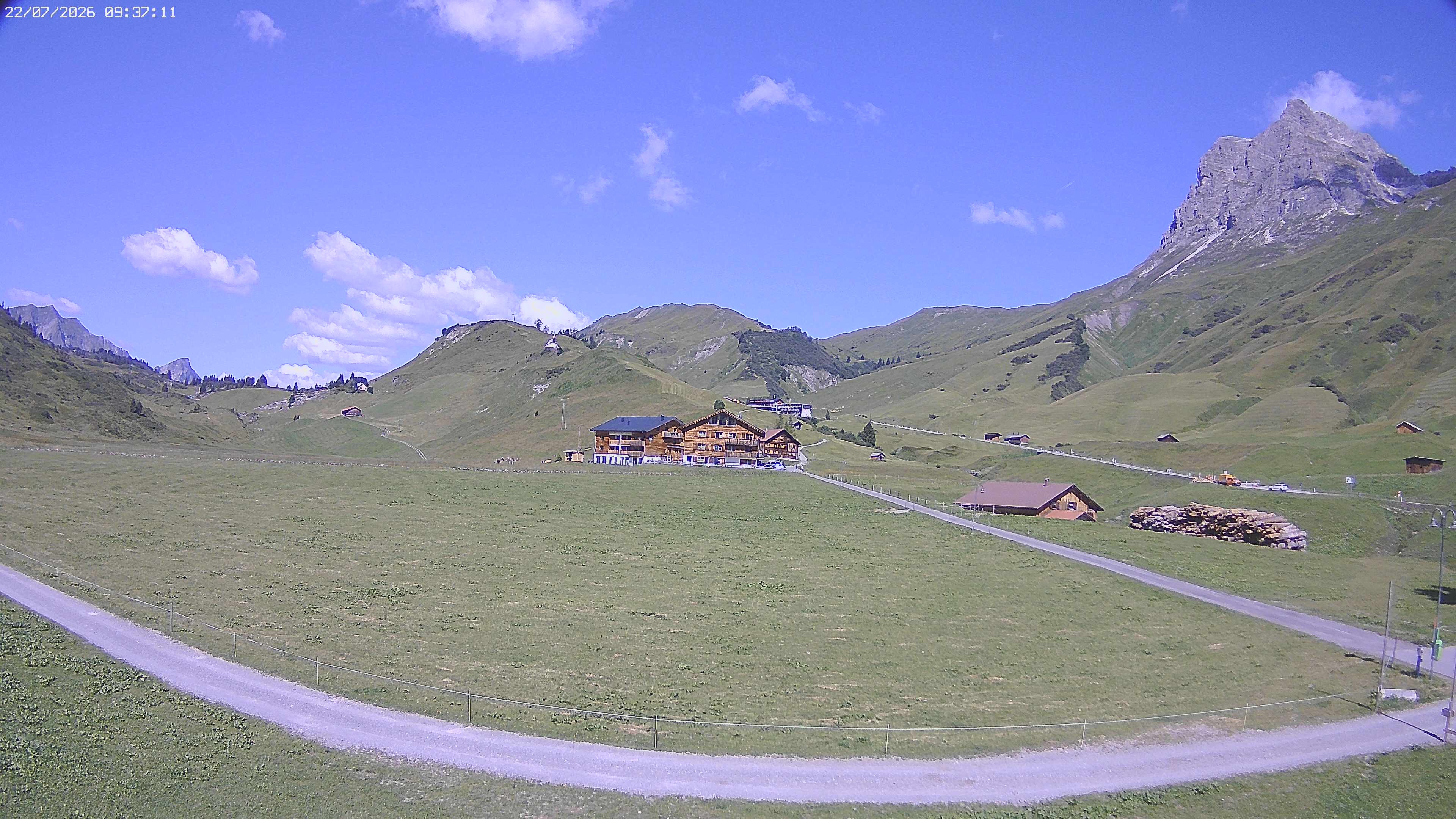 Archived image Webcam Jägeralpe near Warth