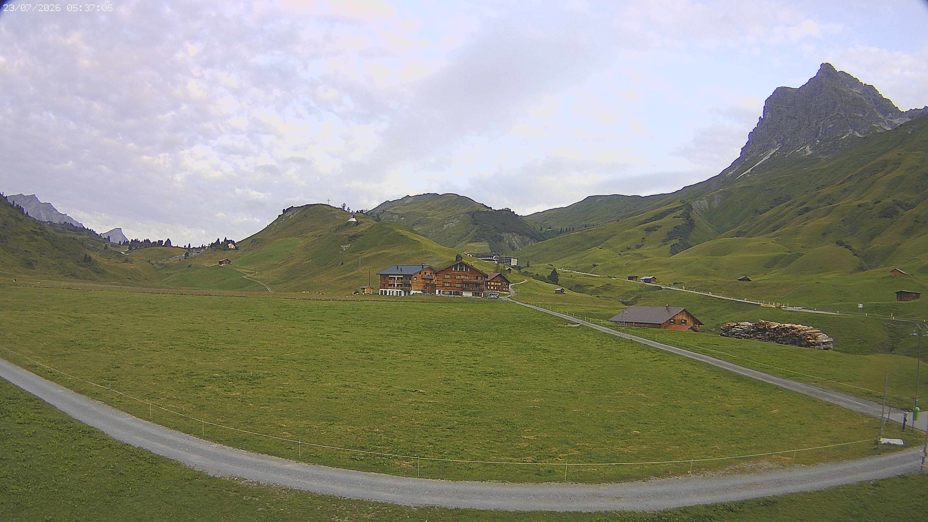 Archived image Webcam Jägeralpe near Warth