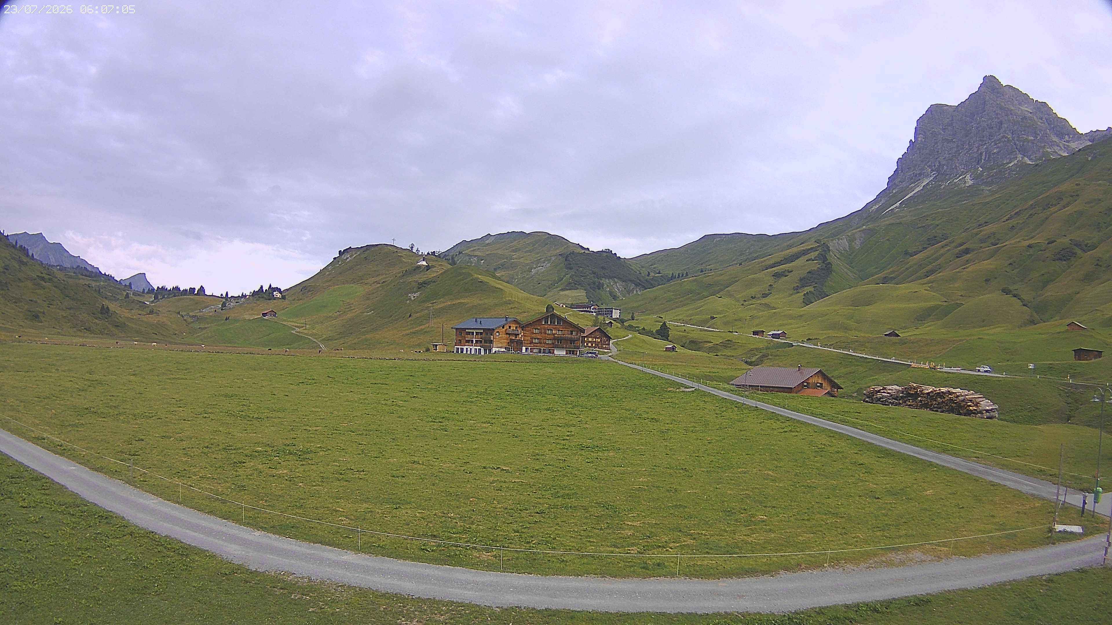 Archived image Webcam Jägeralpe near Warth