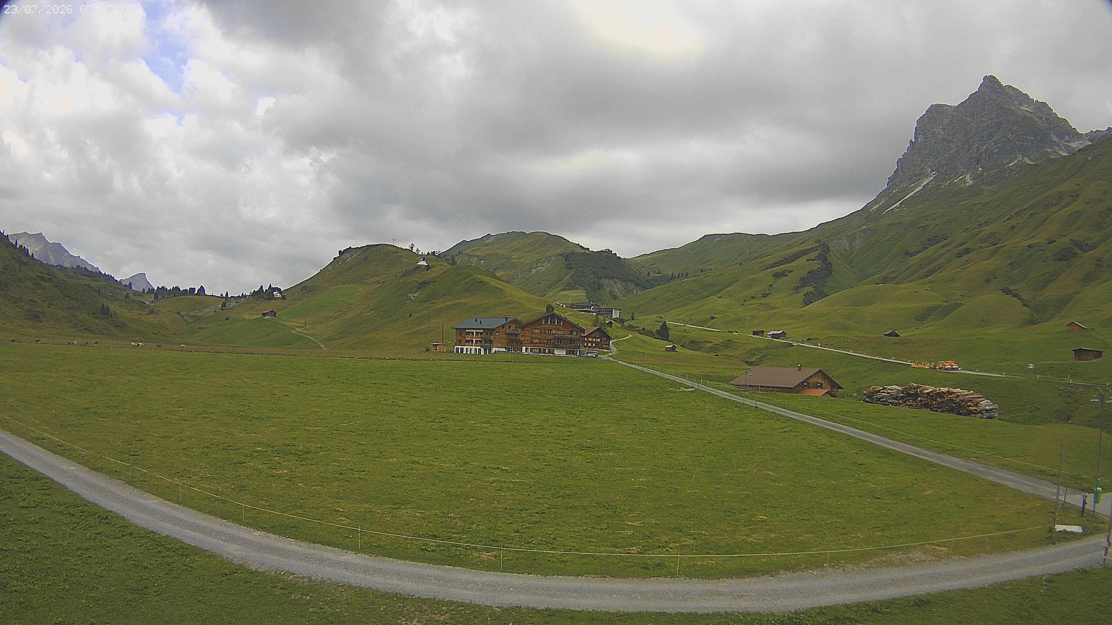 Archived image Webcam Jägeralpe near Warth