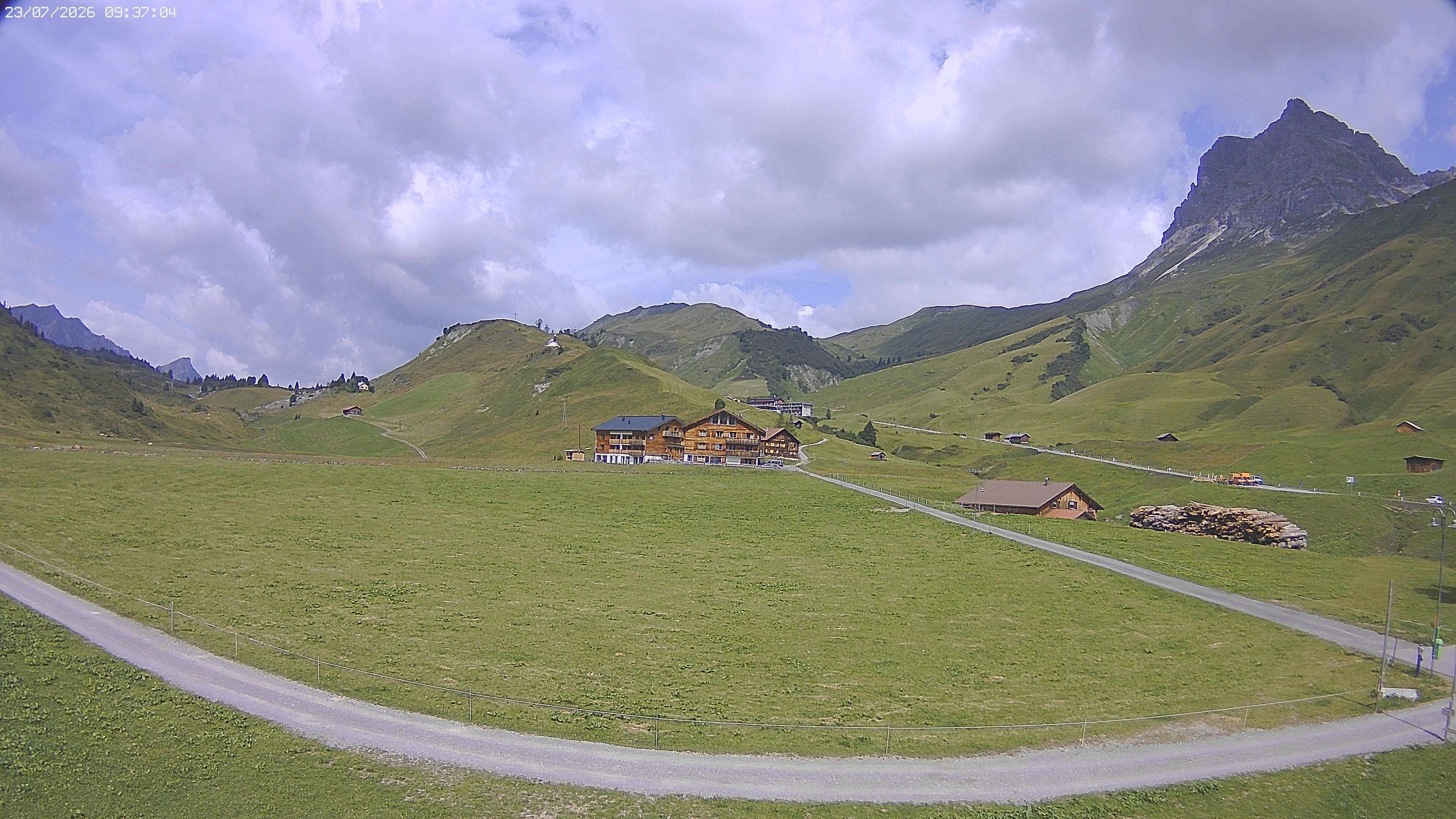 Archiv Foto Webcam Jägeralpe bei Warth