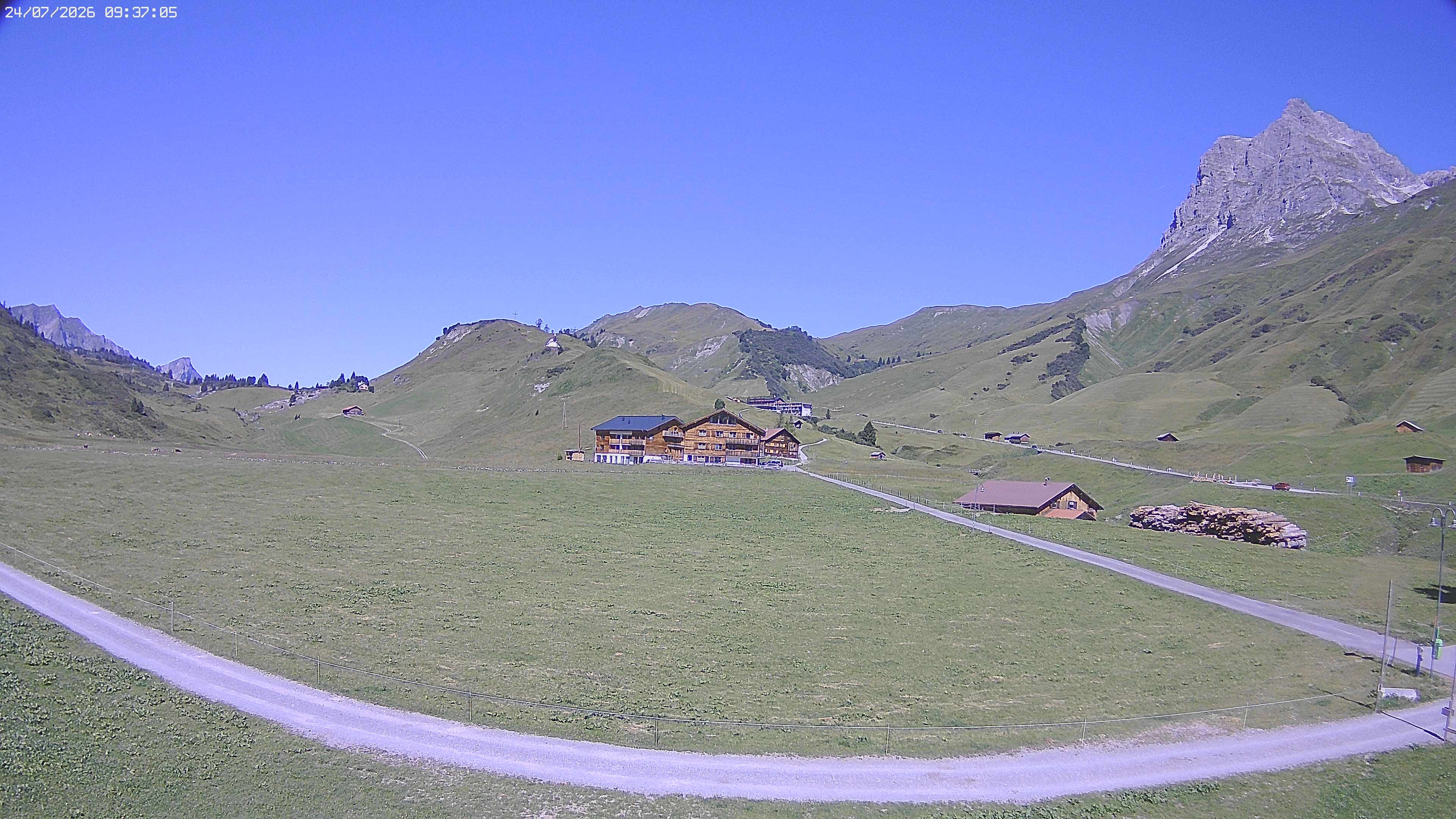 Archiv Foto Webcam Jägeralpe bei Warth