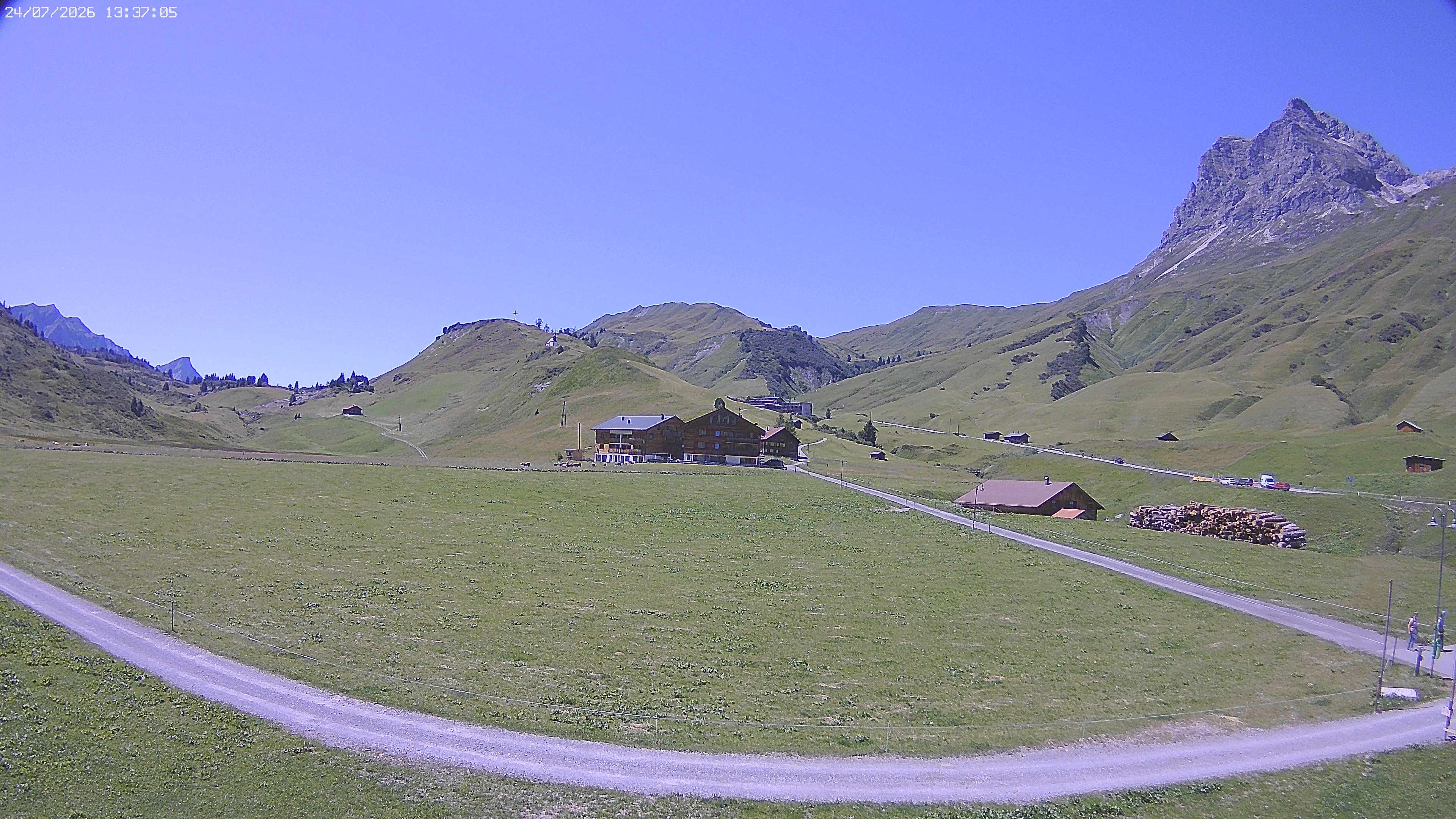 Archiv Foto Webcam Jägeralpe bei Warth