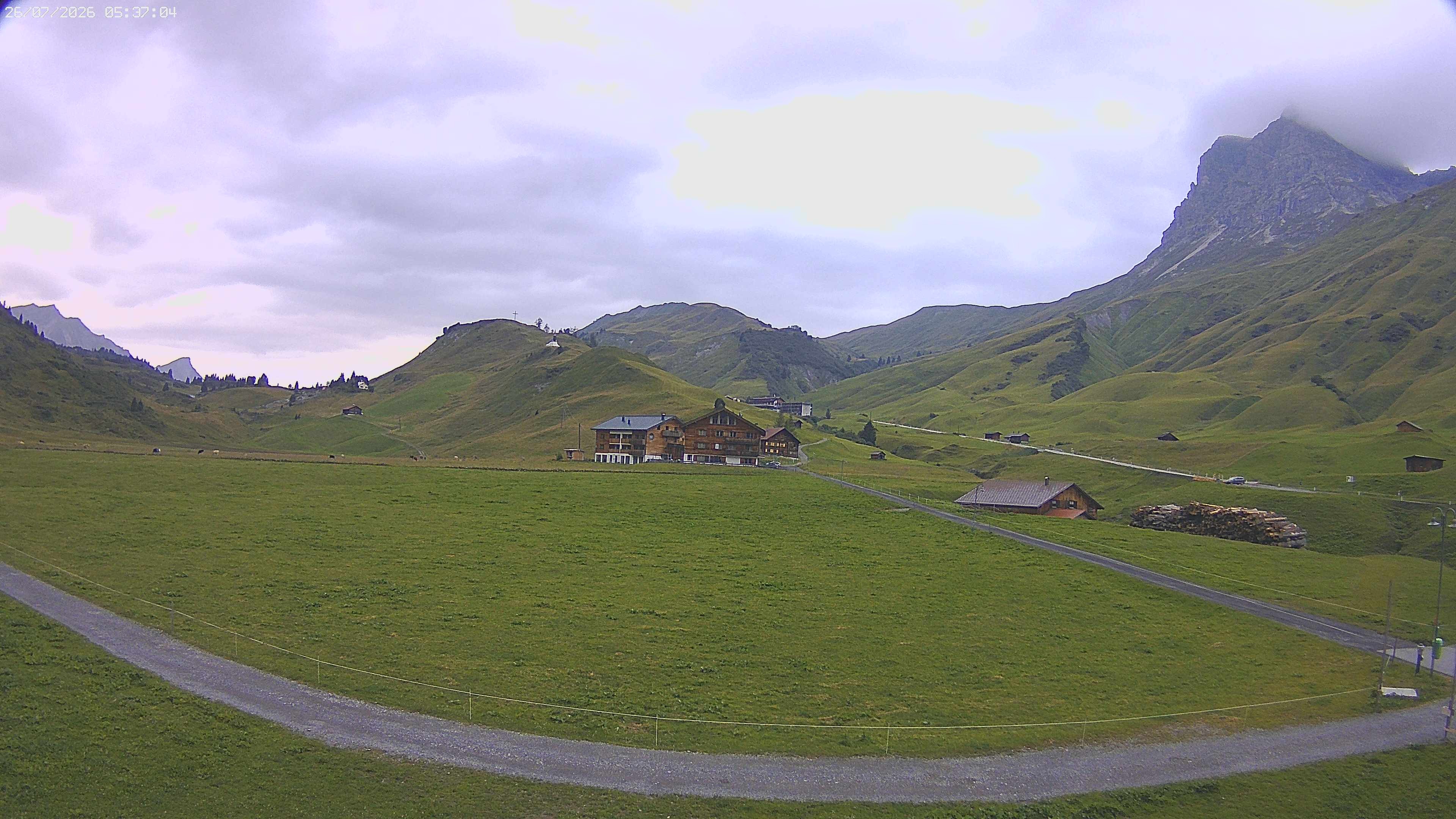 Archiv Foto Webcam Jägeralpe bei Warth