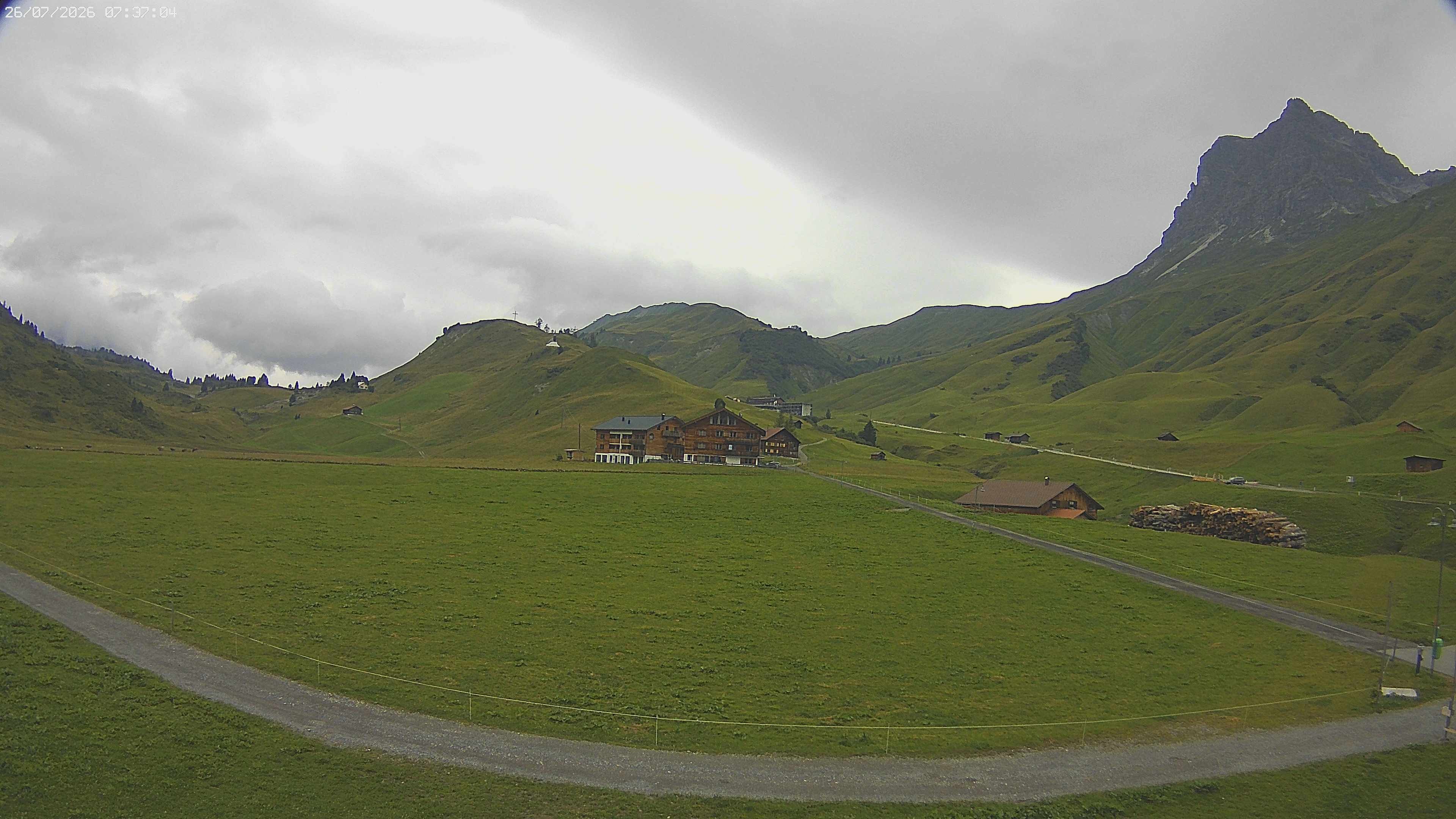 Archiv Foto Webcam Jägeralpe bei Warth