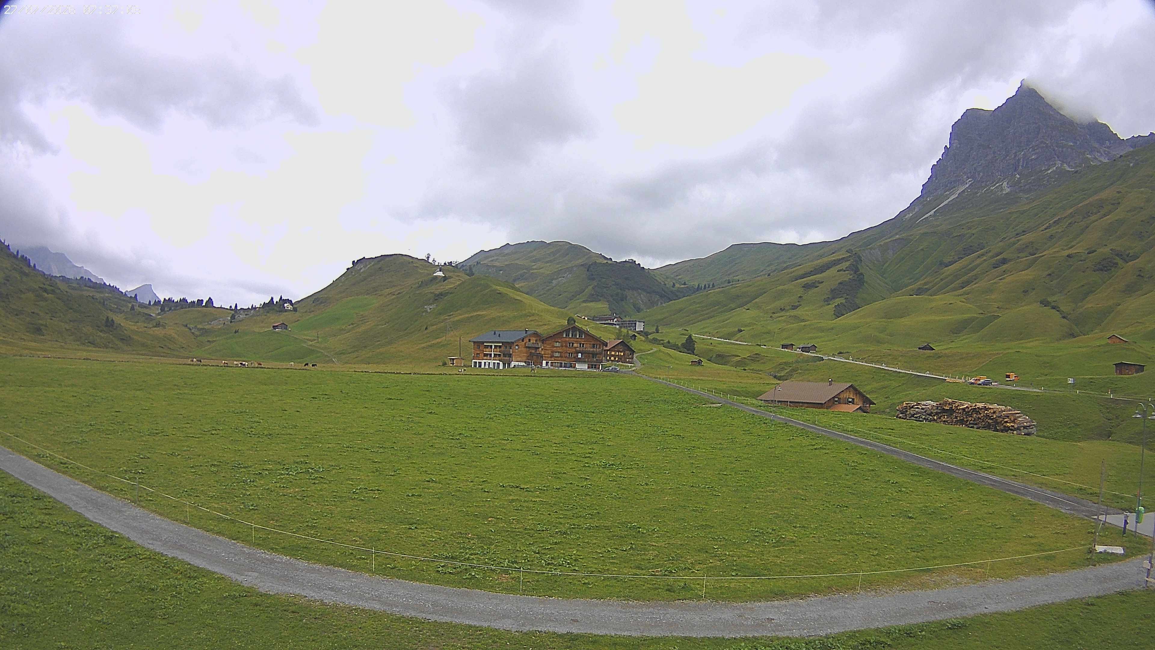 Archiv Foto Webcam Jägeralpe bei Warth