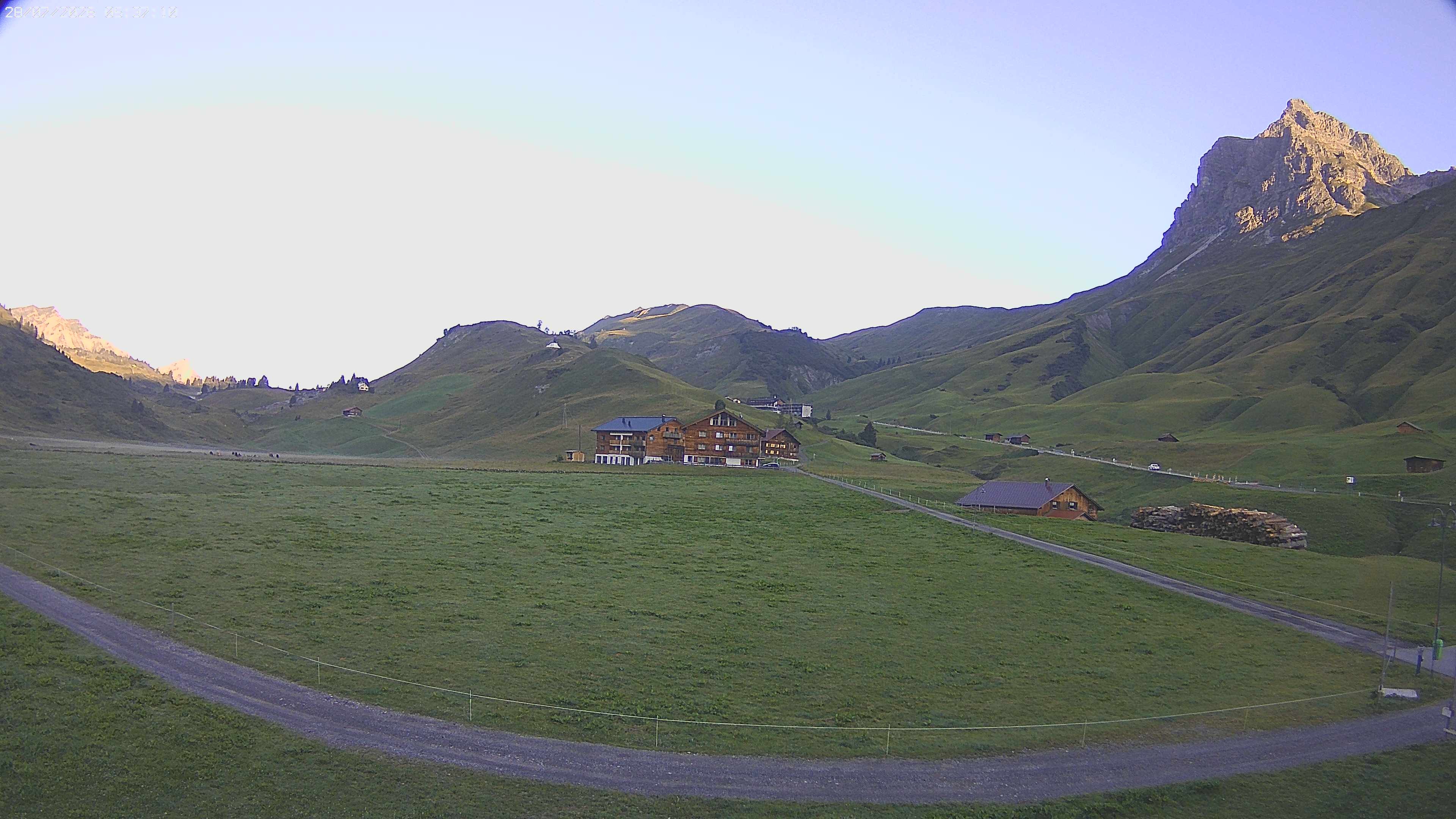 Archiv Foto Webcam Jägeralpe bei Warth