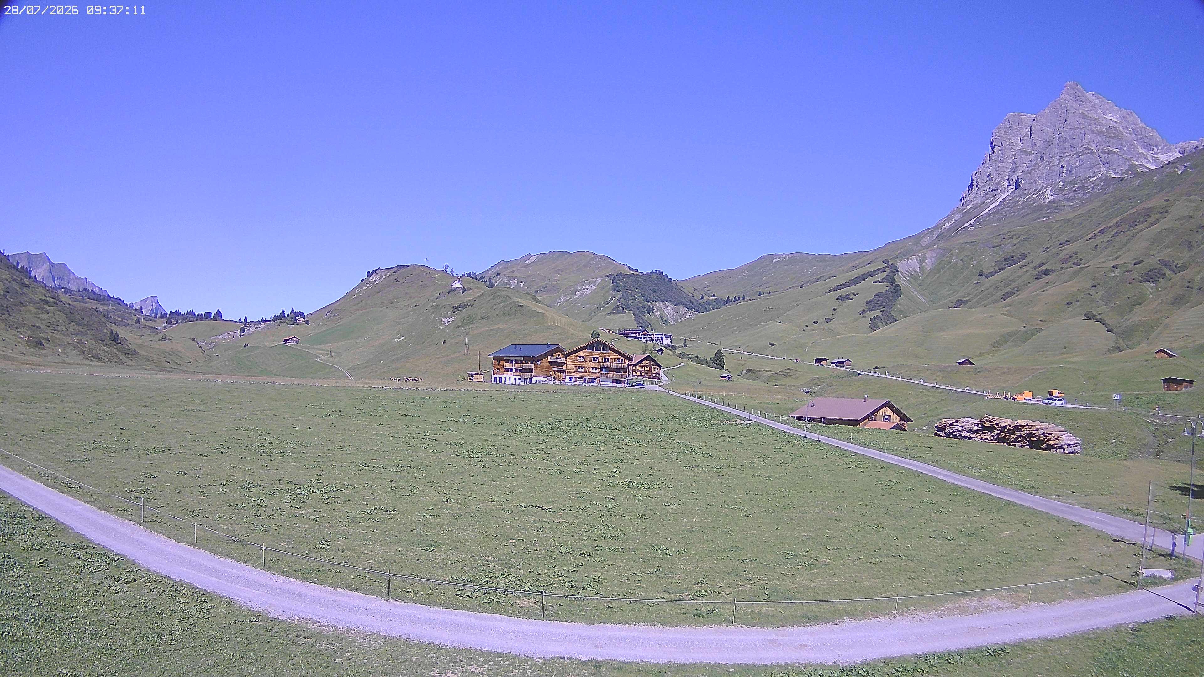 Archiv Foto Webcam Jägeralpe bei Warth
