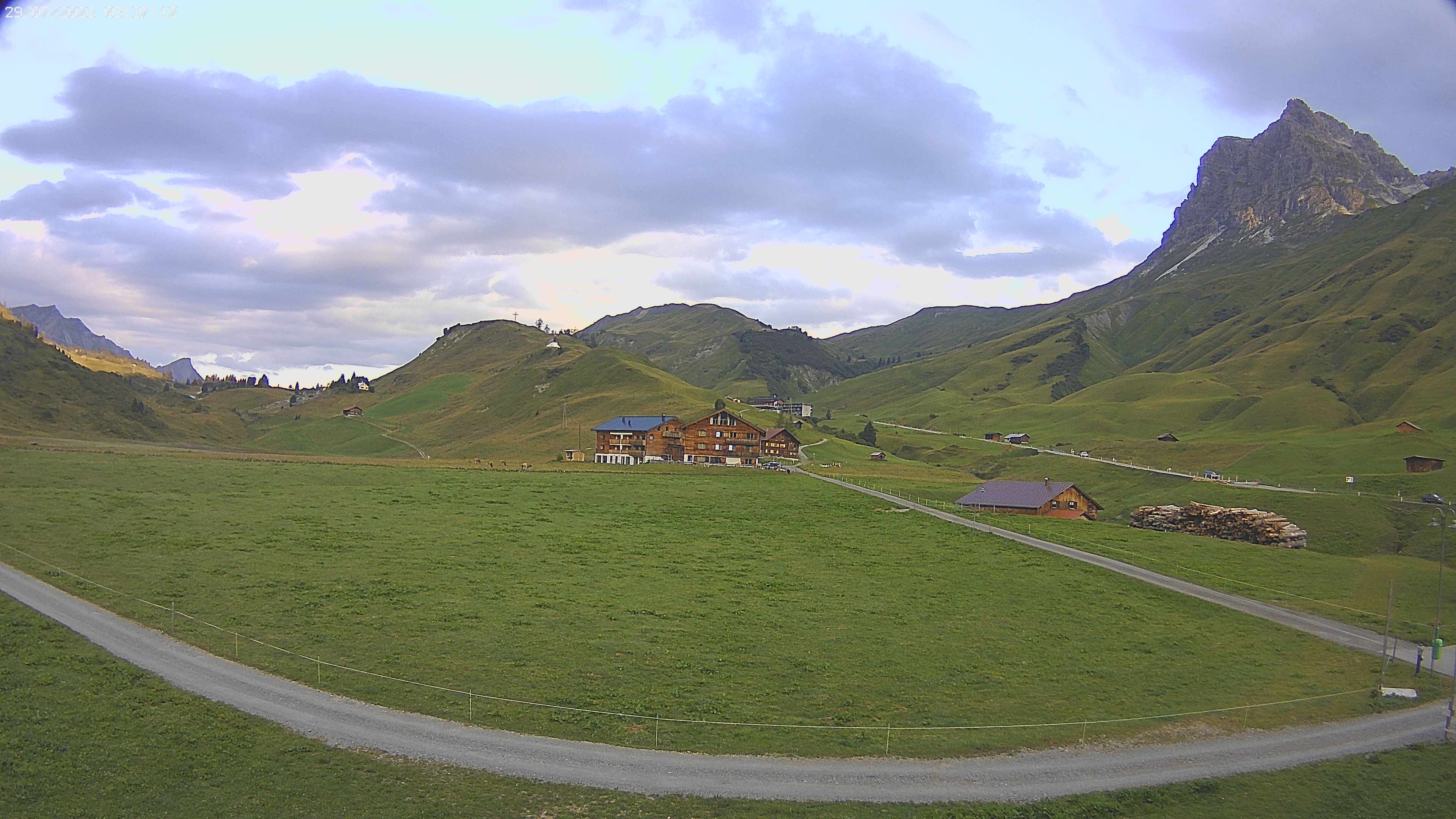 Archiv Foto Webcam Jägeralpe bei Warth