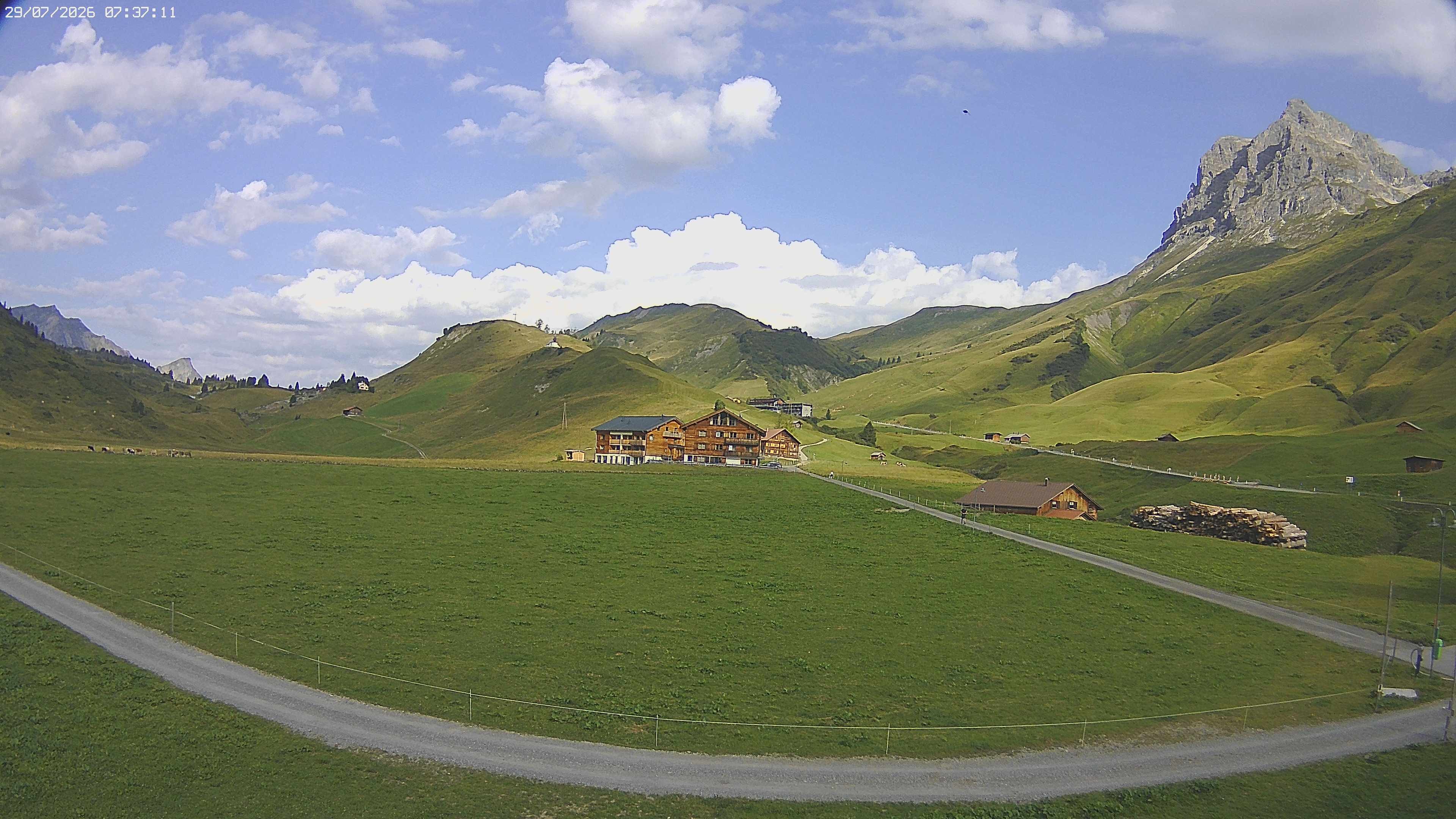 Archiv Foto Webcam Jägeralpe bei Warth