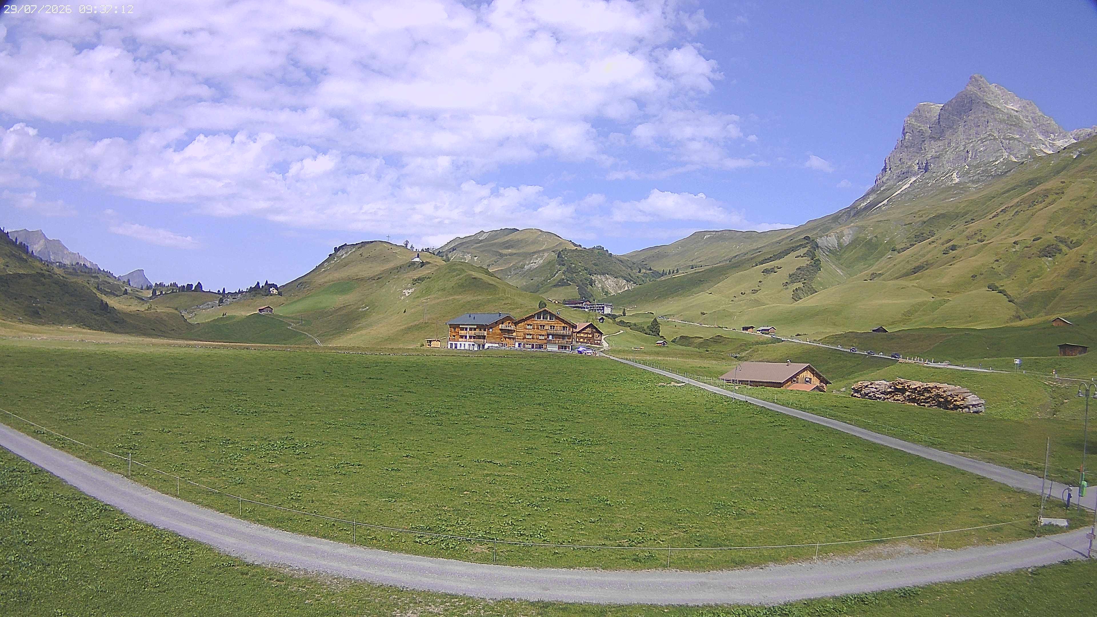 Archiv Foto Webcam Jägeralpe bei Warth
