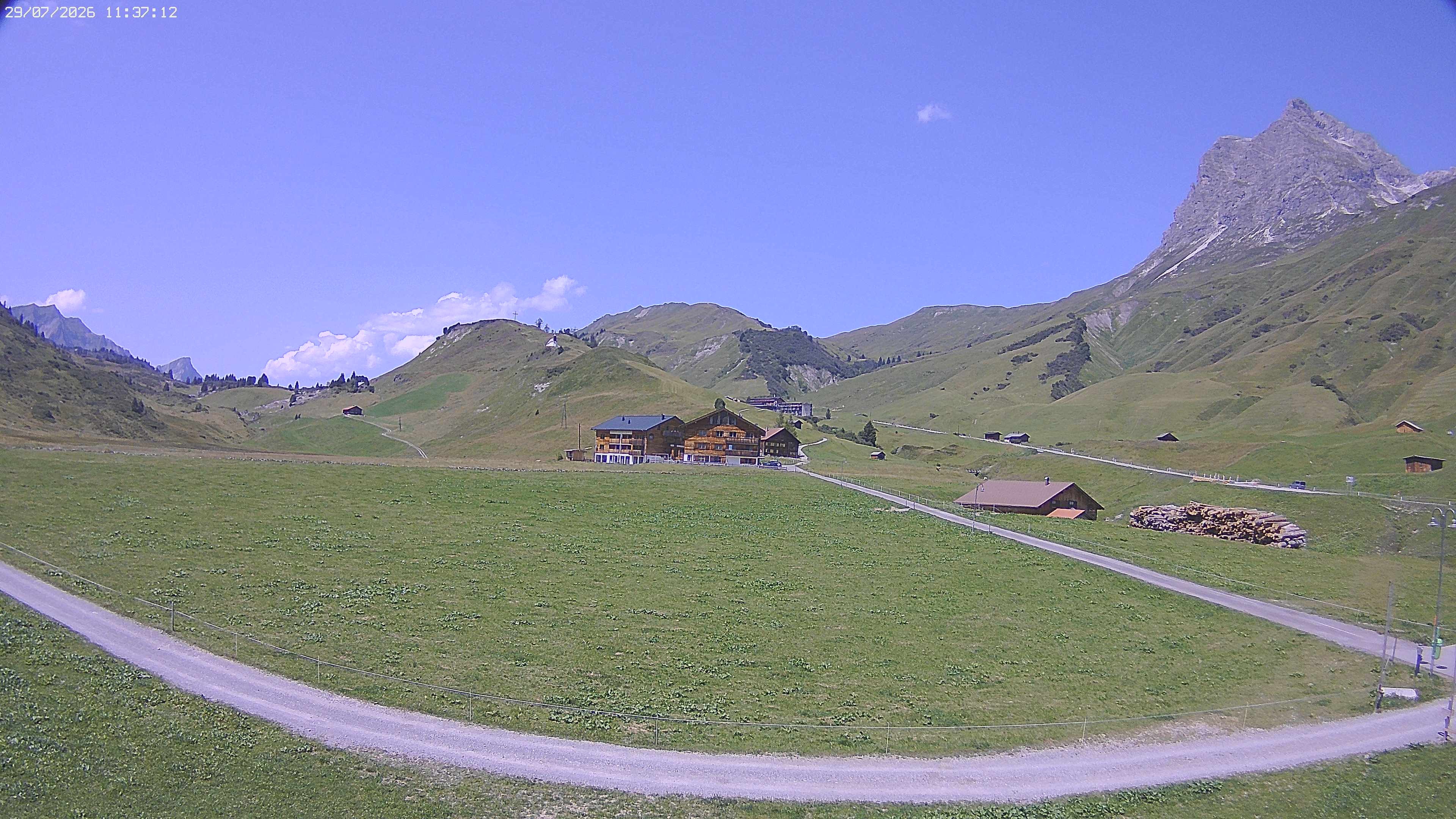 Archiv Foto Webcam Jägeralpe bei Warth