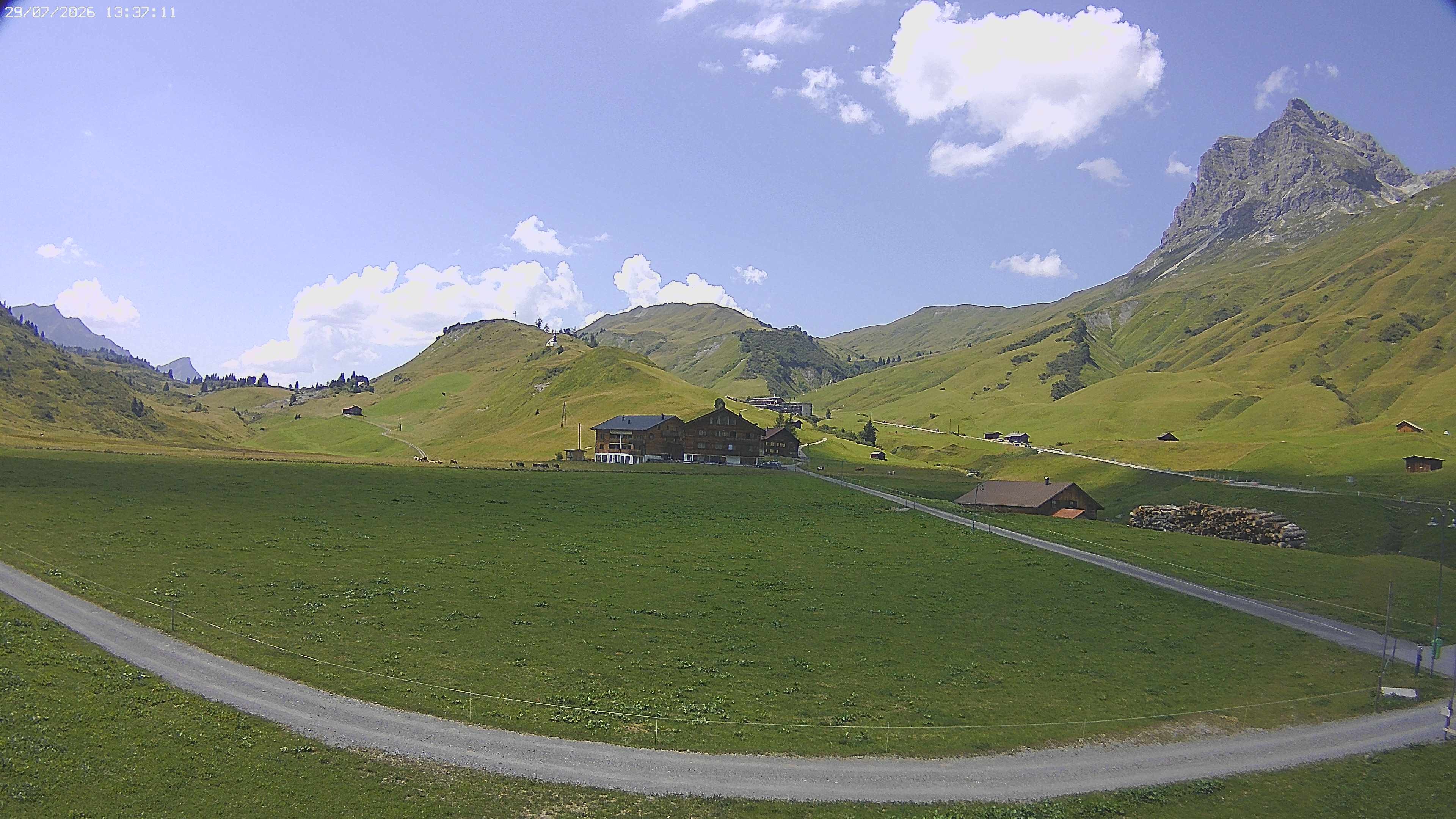 Archiv Foto Webcam Jägeralpe bei Warth
