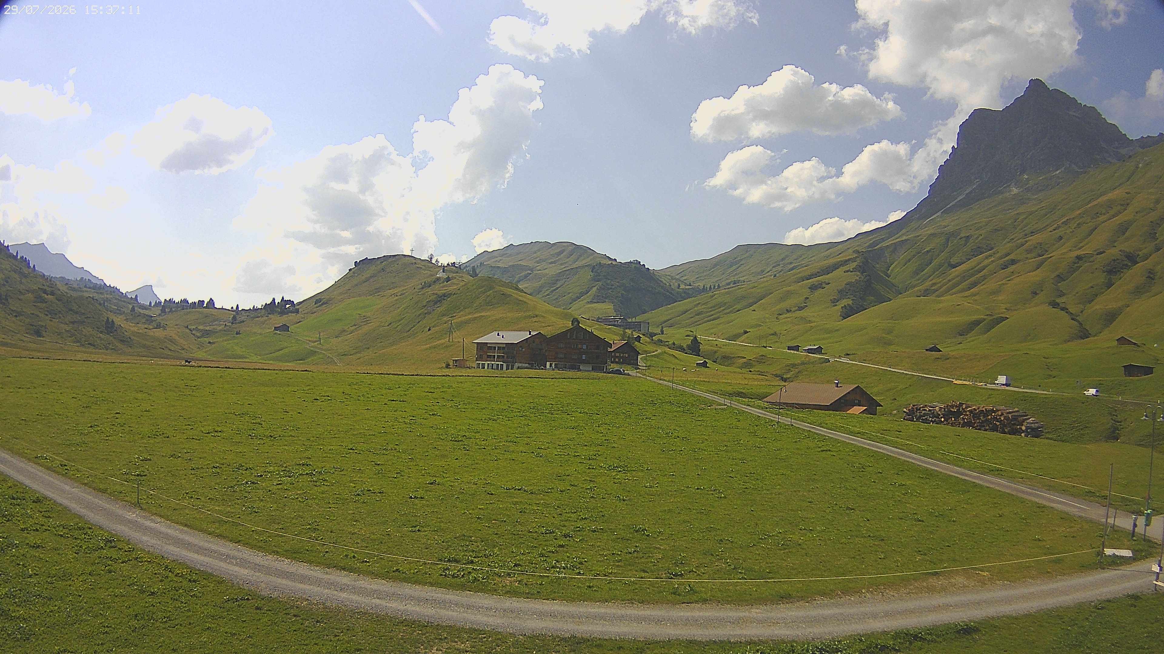 Archiv Foto Webcam Jägeralpe bei Warth