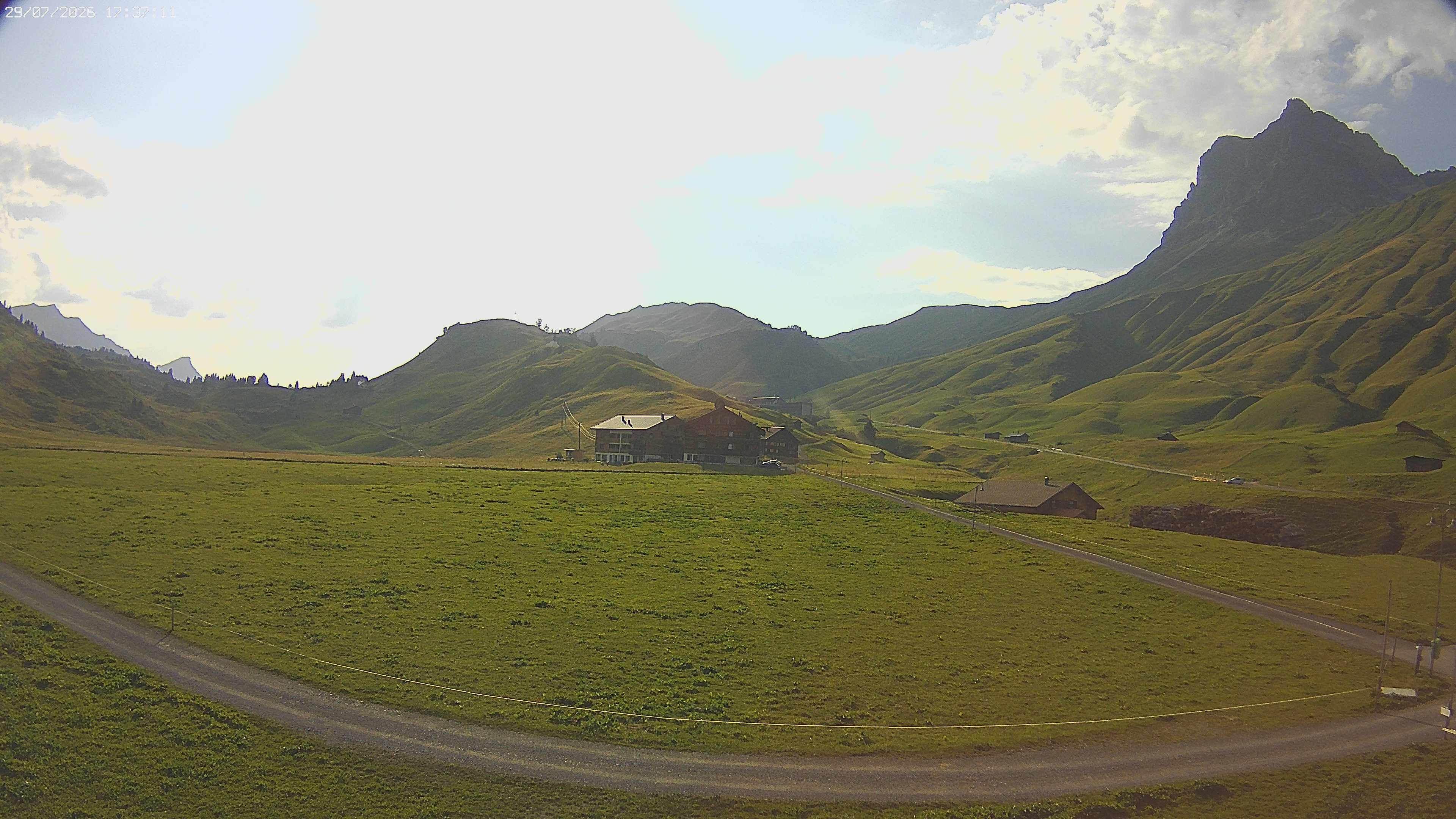 Archiv Foto Webcam Jägeralpe bei Warth