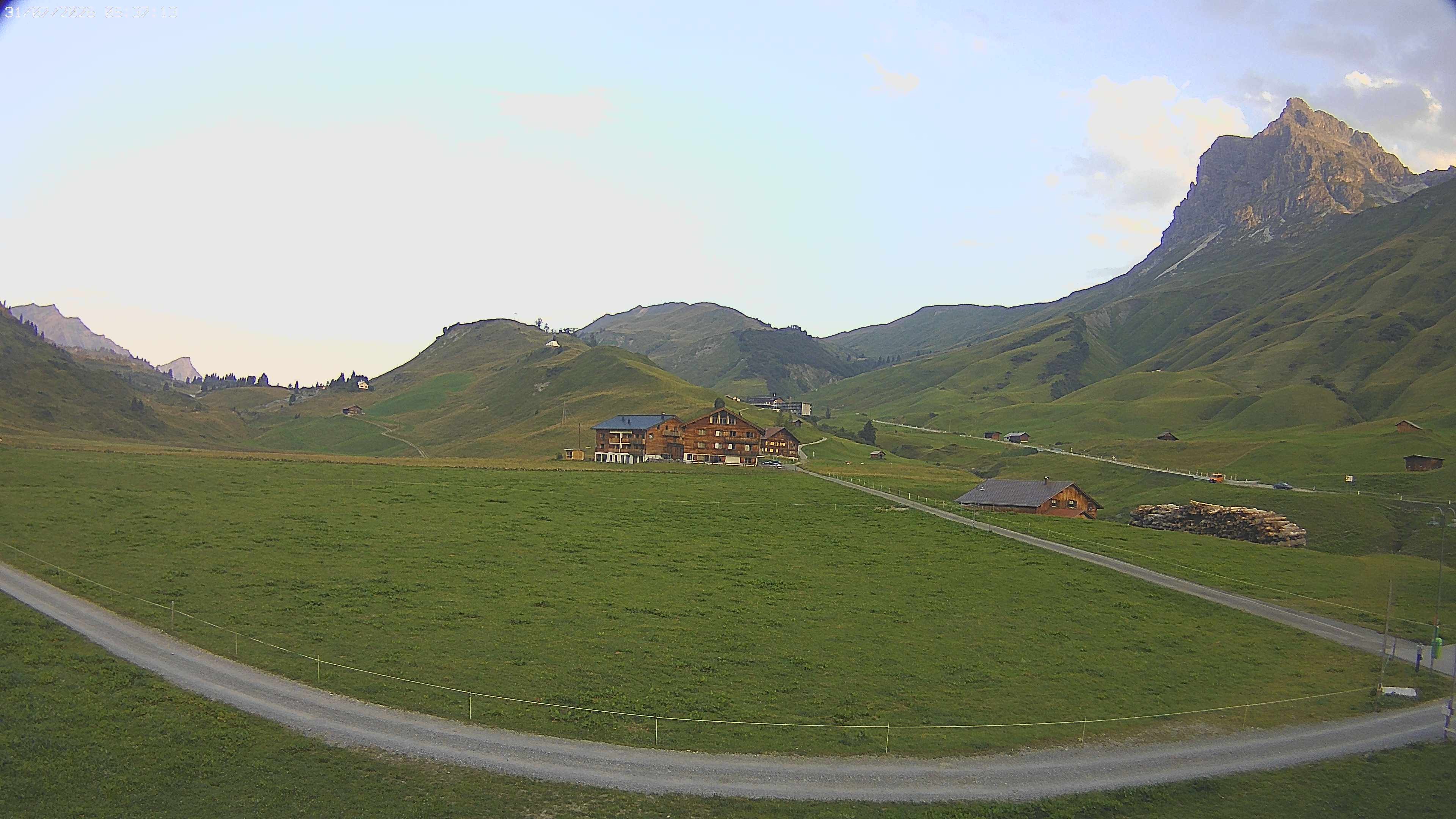 Archiv Foto Webcam Jägeralpe bei Warth