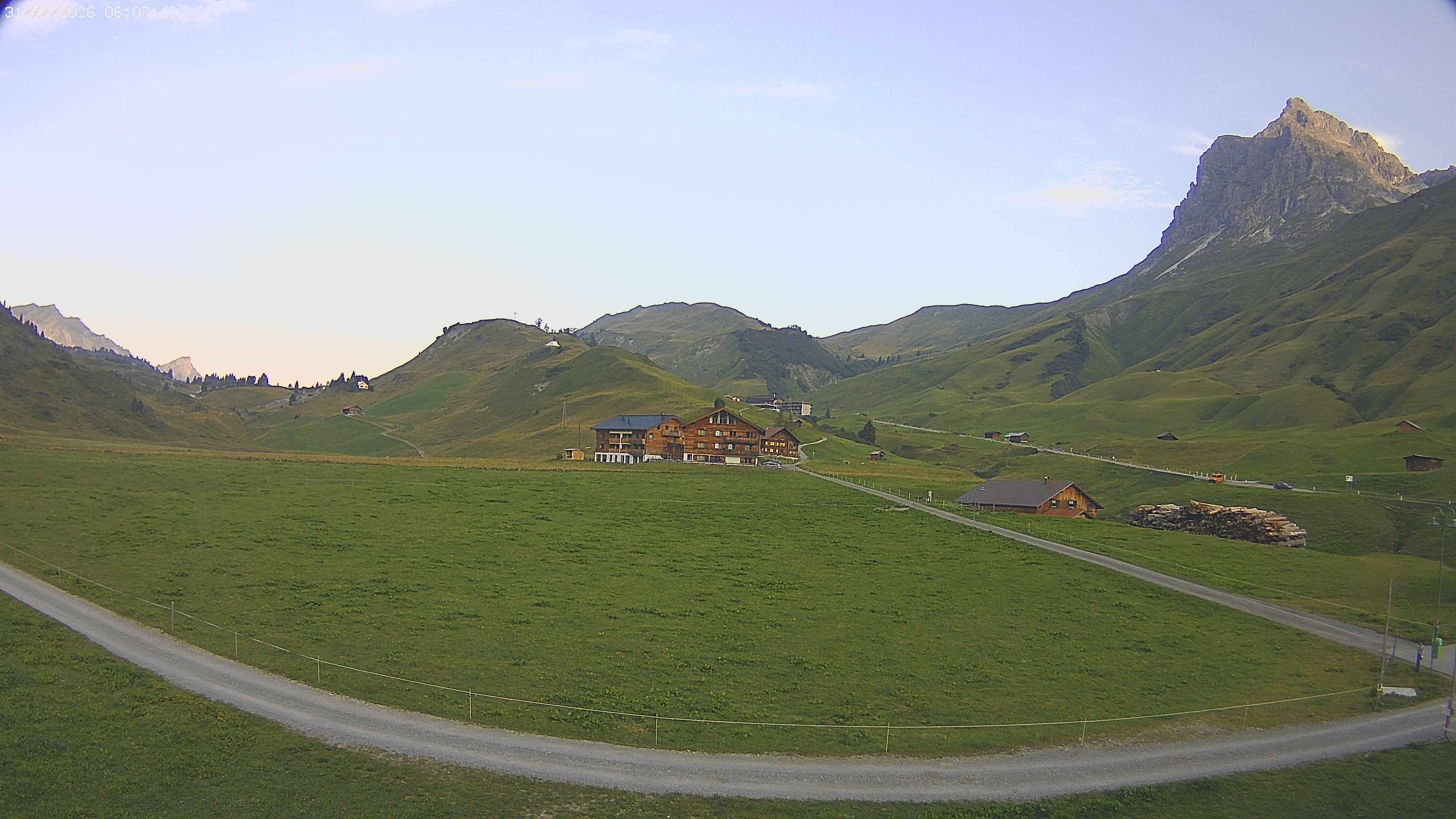 Archiv Foto Webcam Jägeralpe bei Warth