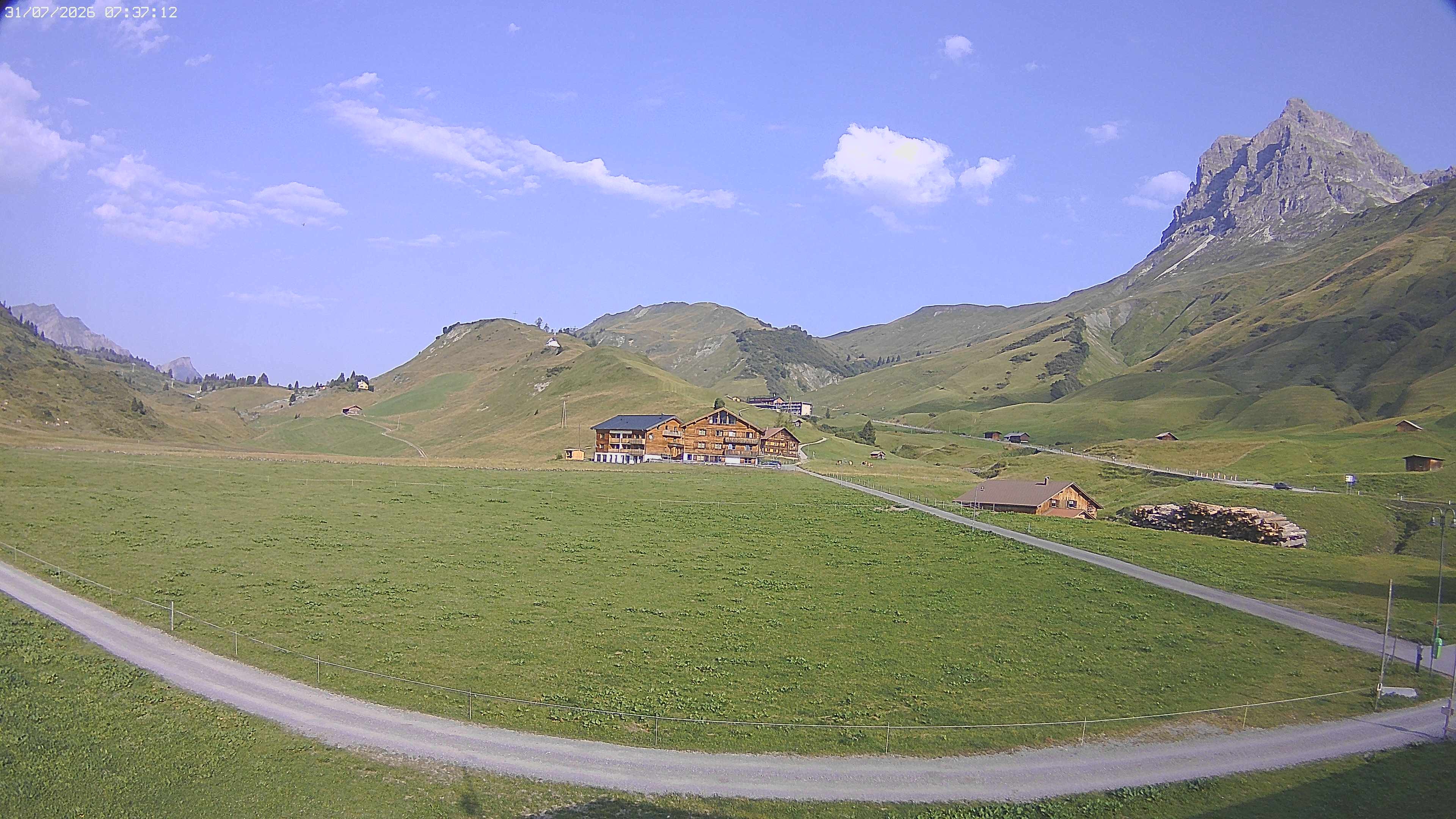 Archiv Foto Webcam Jägeralpe bei Warth
