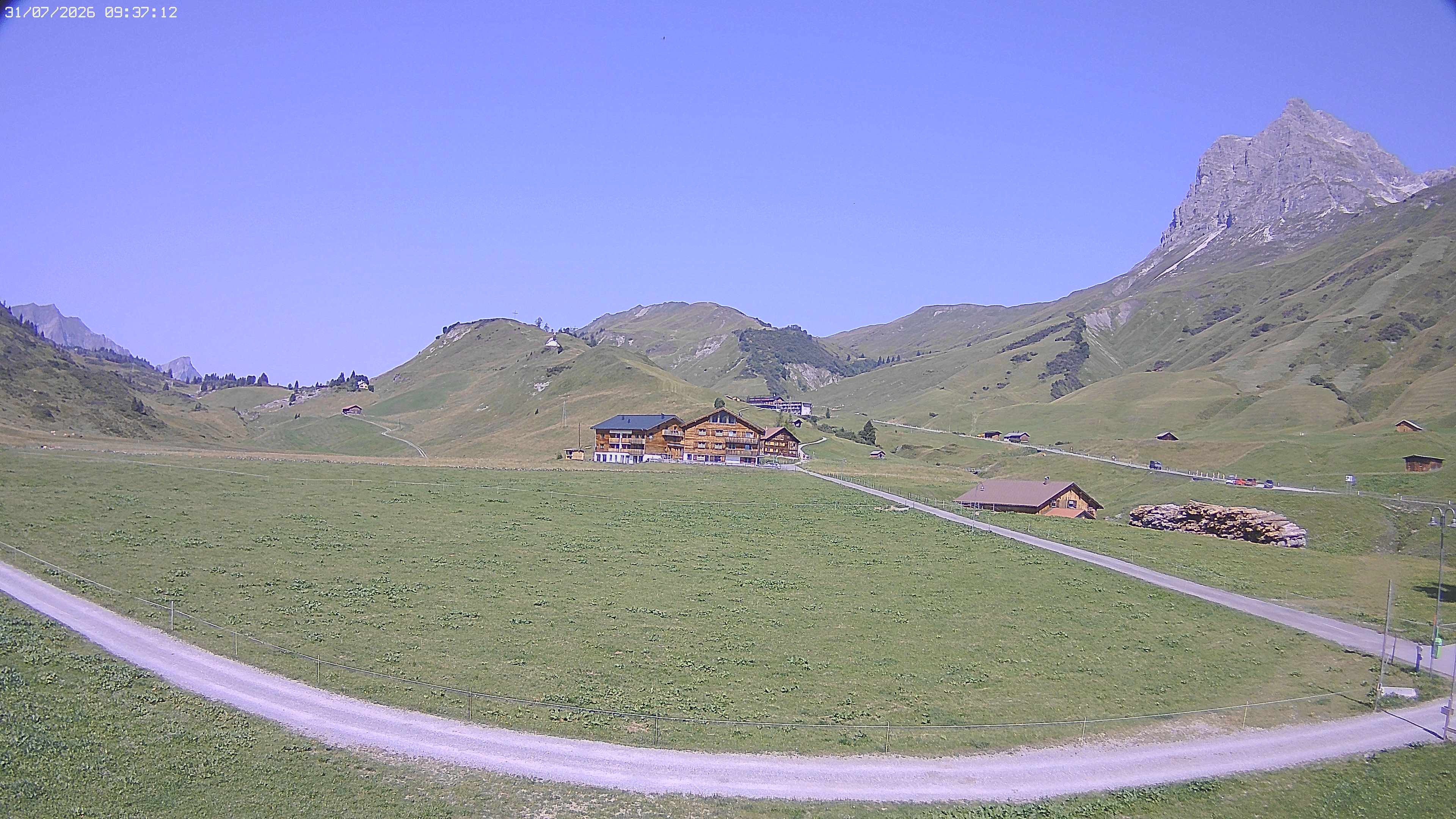 Archiv Foto Webcam Jägeralpe bei Warth