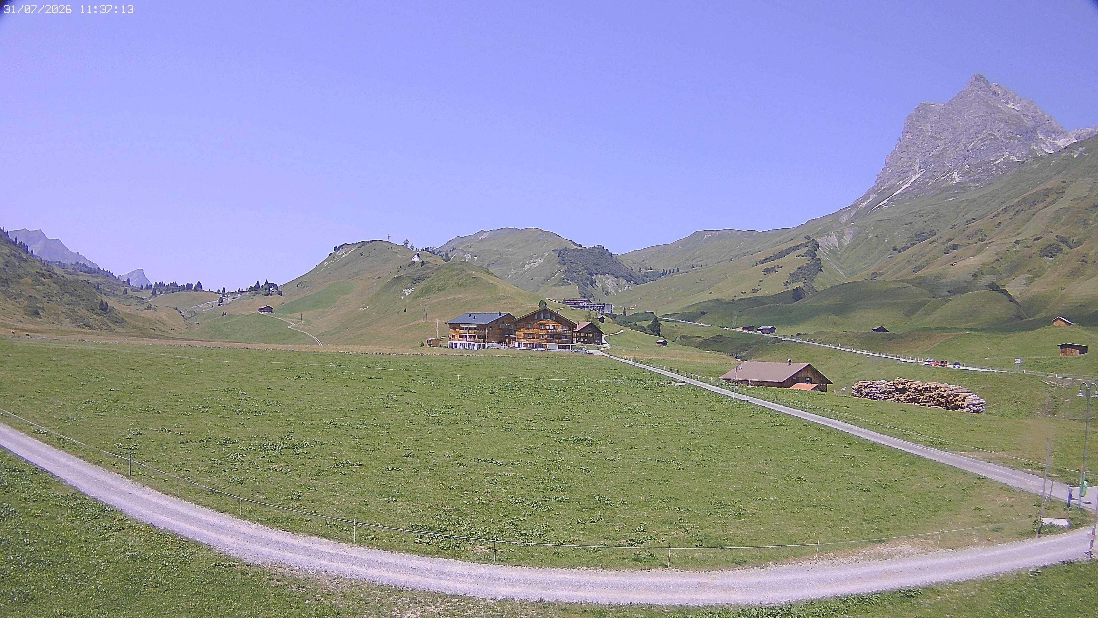 Archived image Webcam Jägeralpe near Warth