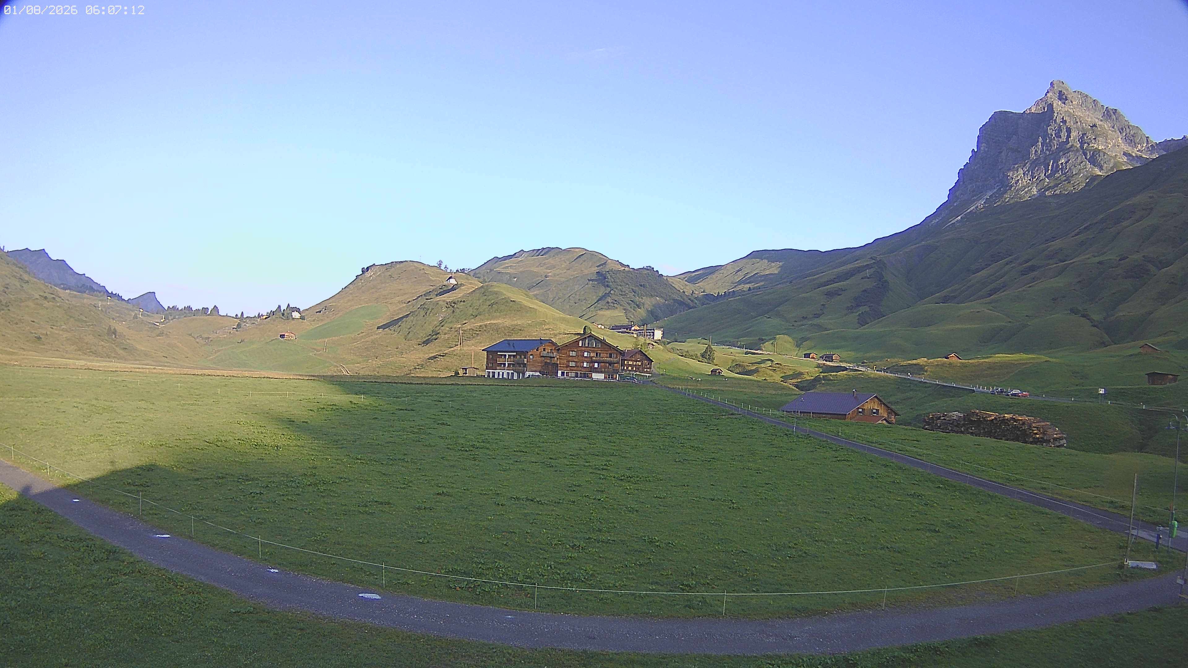 Archiv Foto Webcam Jägeralpe bei Warth
