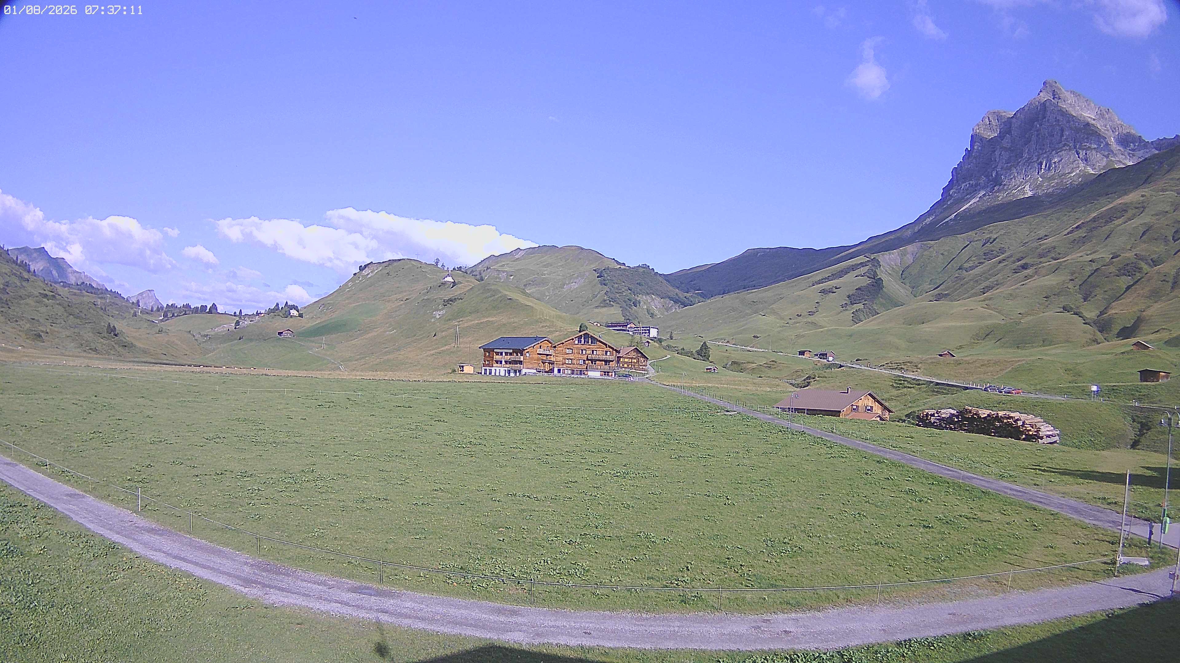 Archiv Foto Webcam Jägeralpe bei Warth