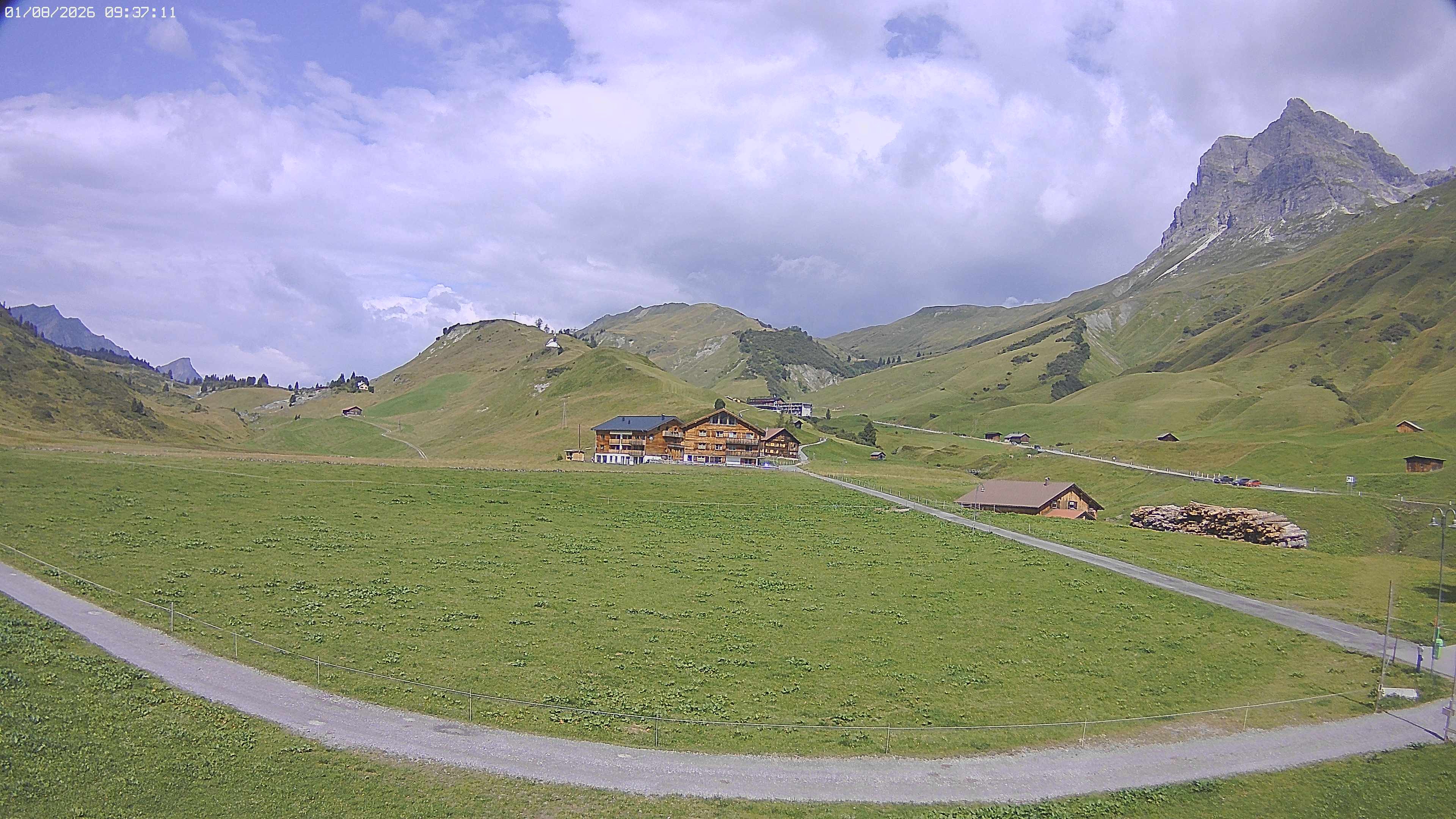 Archiv Foto Webcam Jägeralpe bei Warth