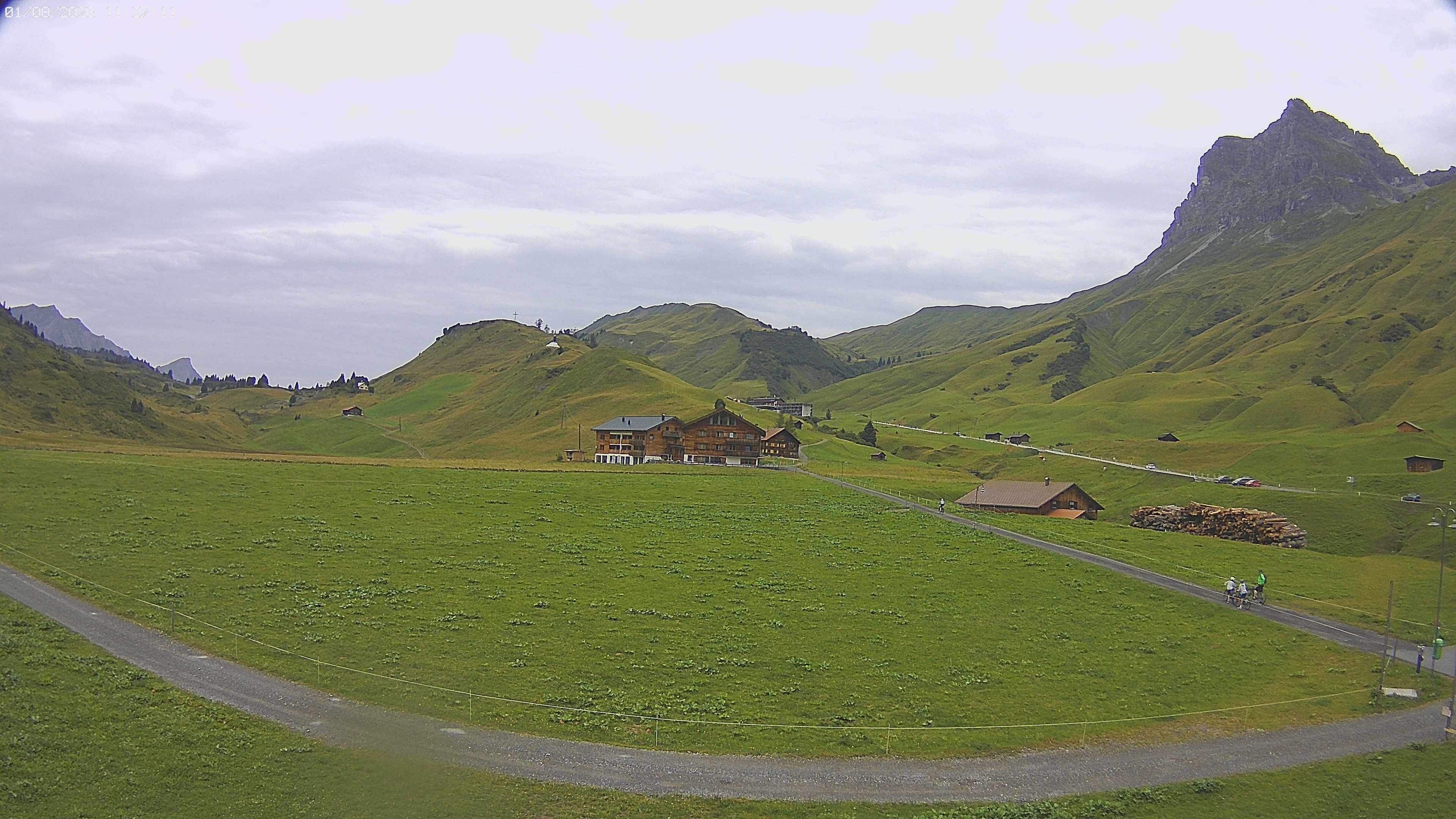 Archived image Webcam Jägeralpe near Warth