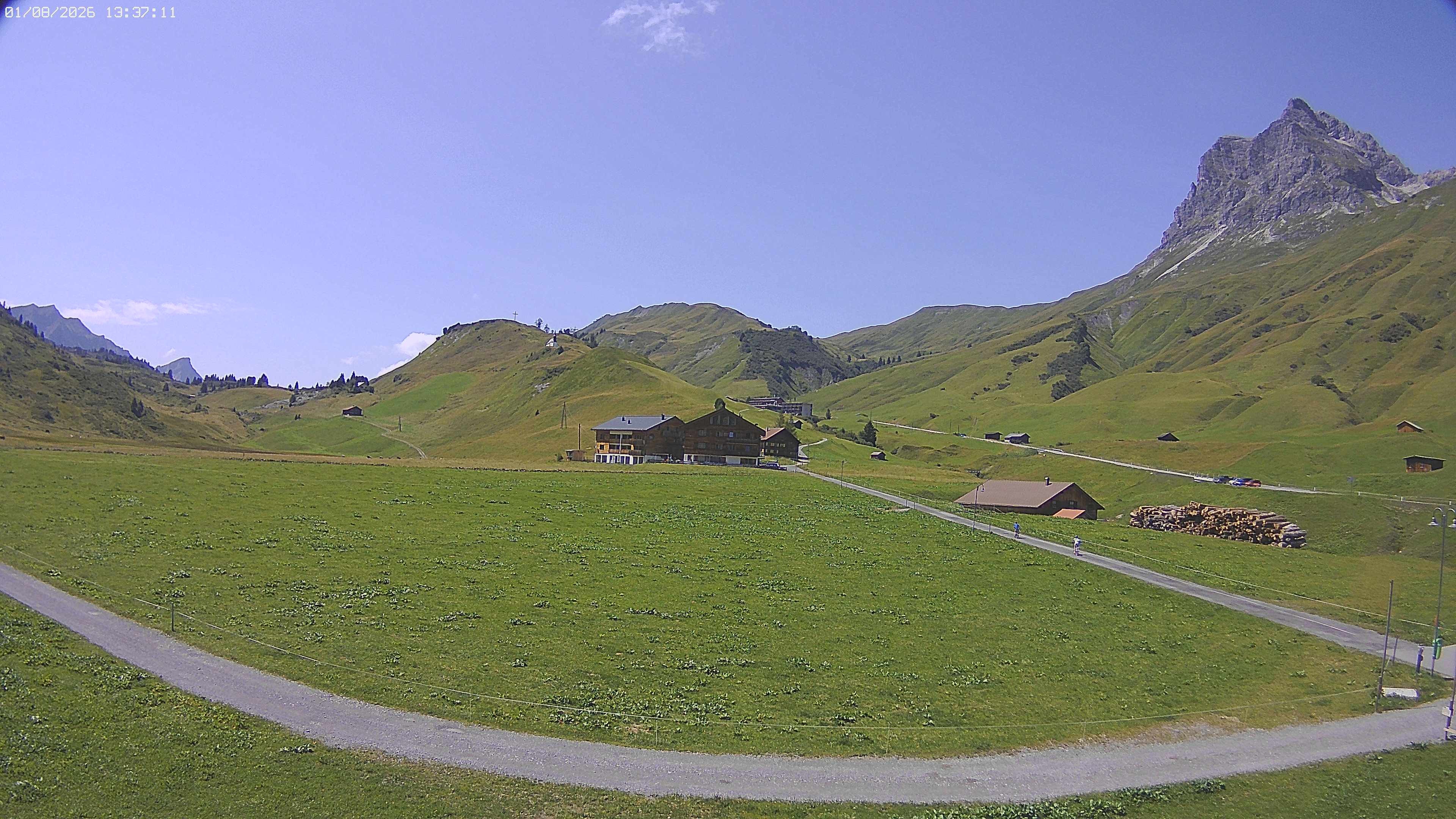 Archived image Webcam Jägeralpe near Warth