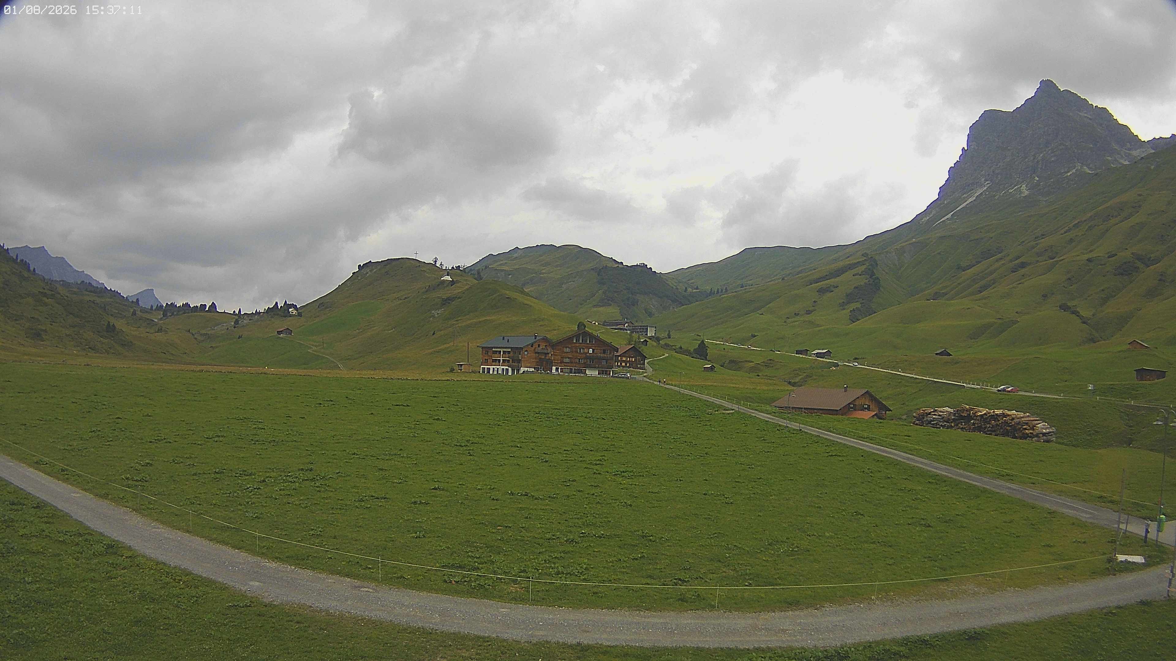 Archived image Webcam Jägeralpe near Warth