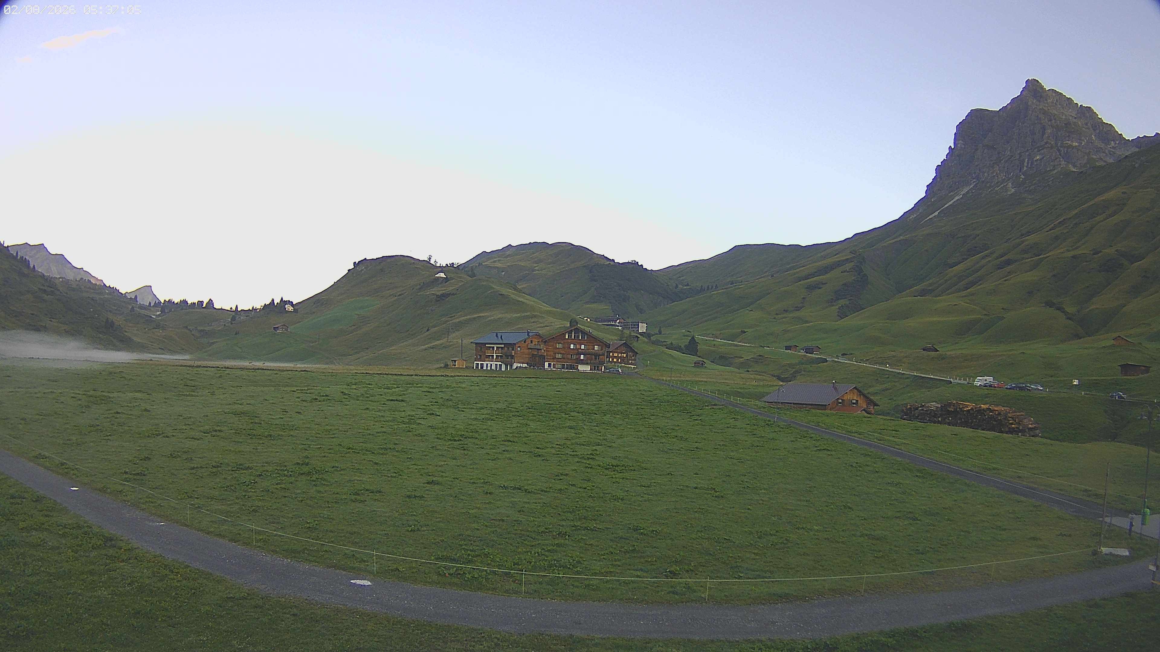 Archiv Foto Webcam Jägeralpe bei Warth