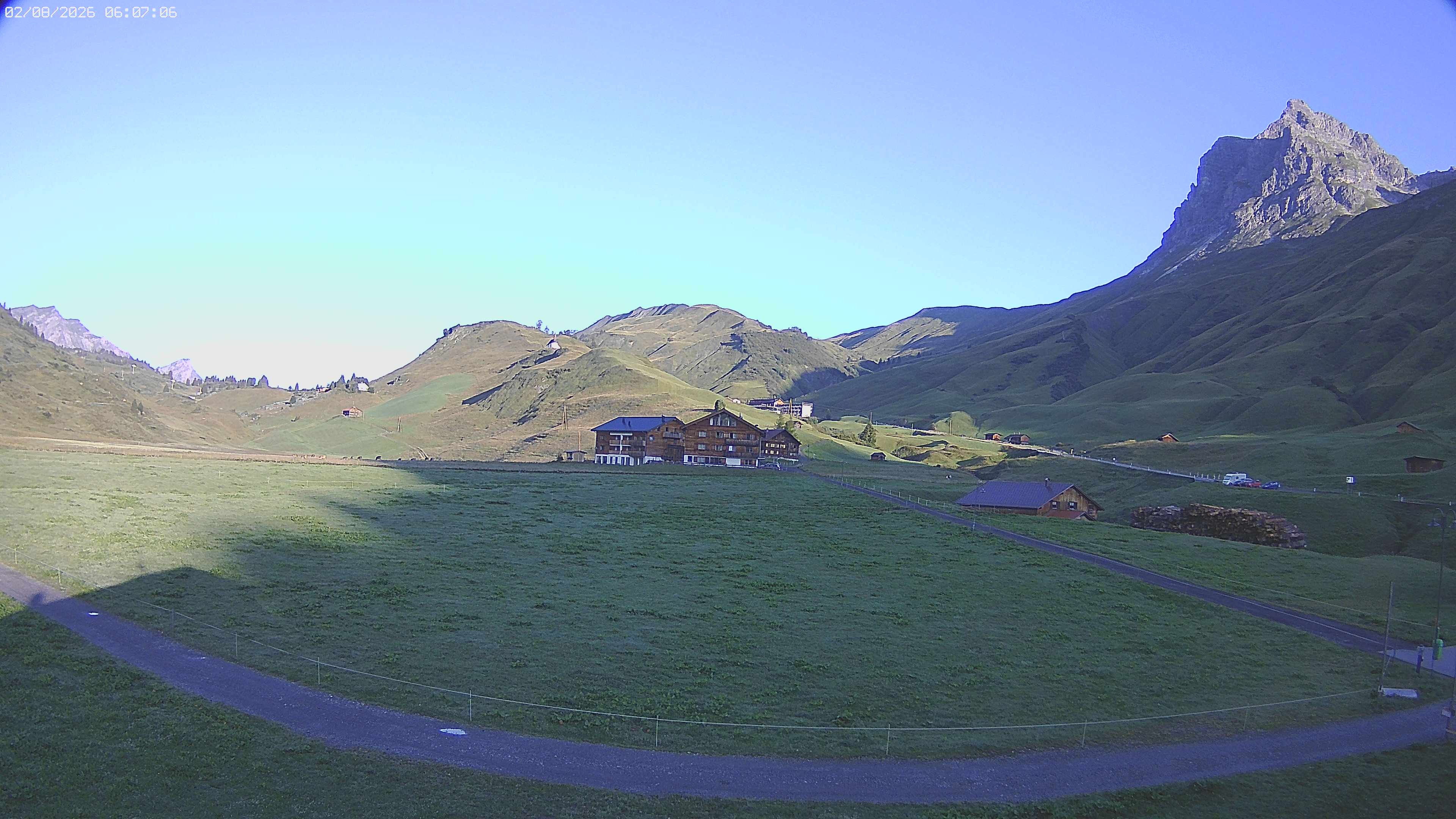 Archiv Foto Webcam Jägeralpe bei Warth