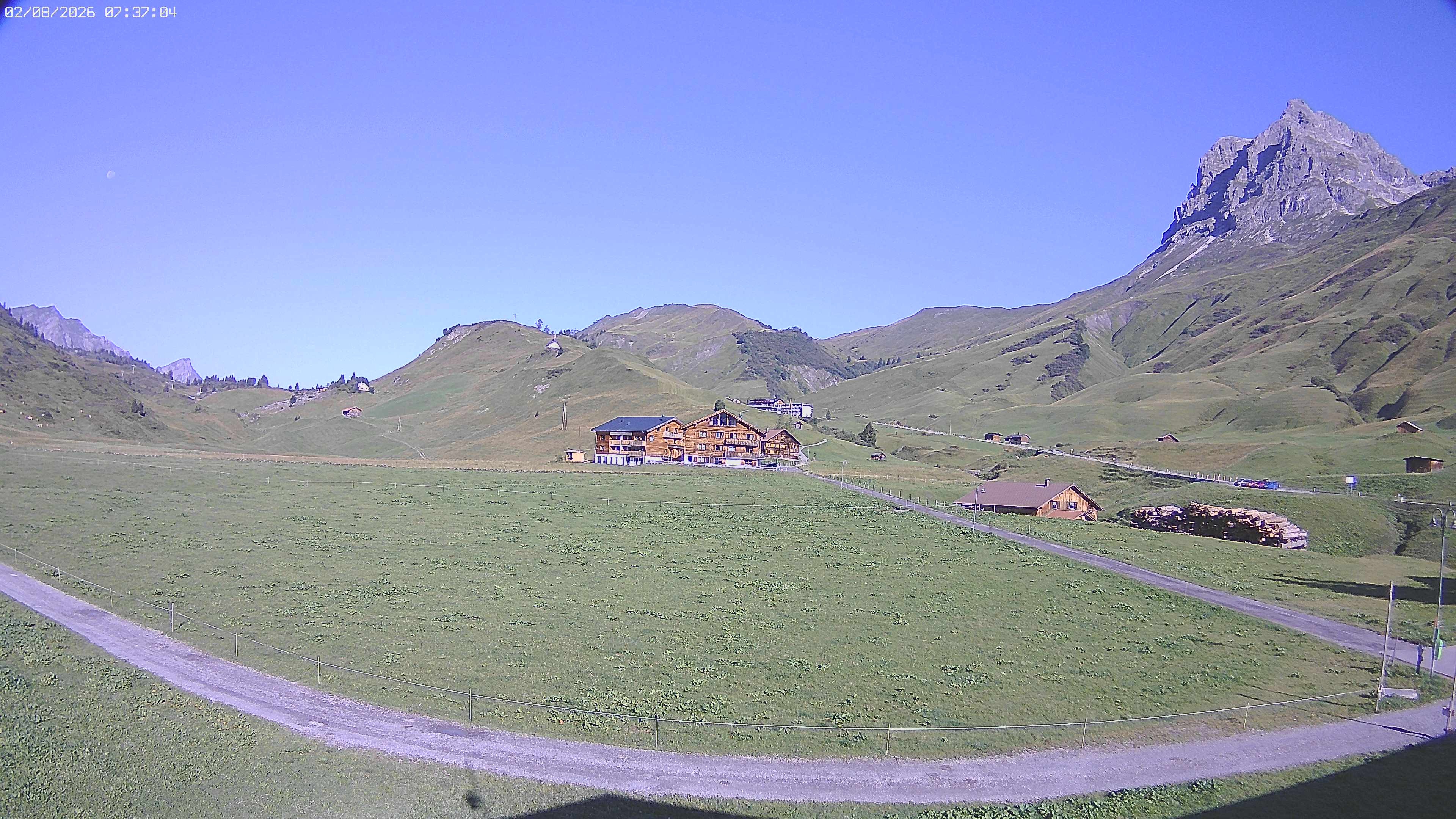 Archiv Foto Webcam Jägeralpe bei Warth