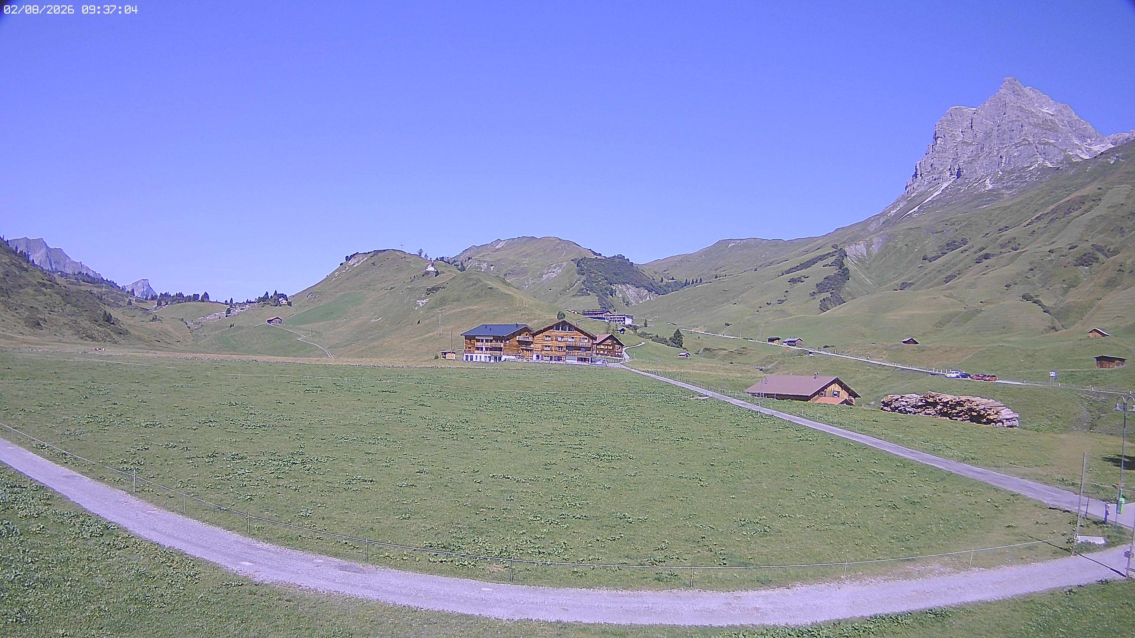 Archiv Foto Webcam Jägeralpe bei Warth